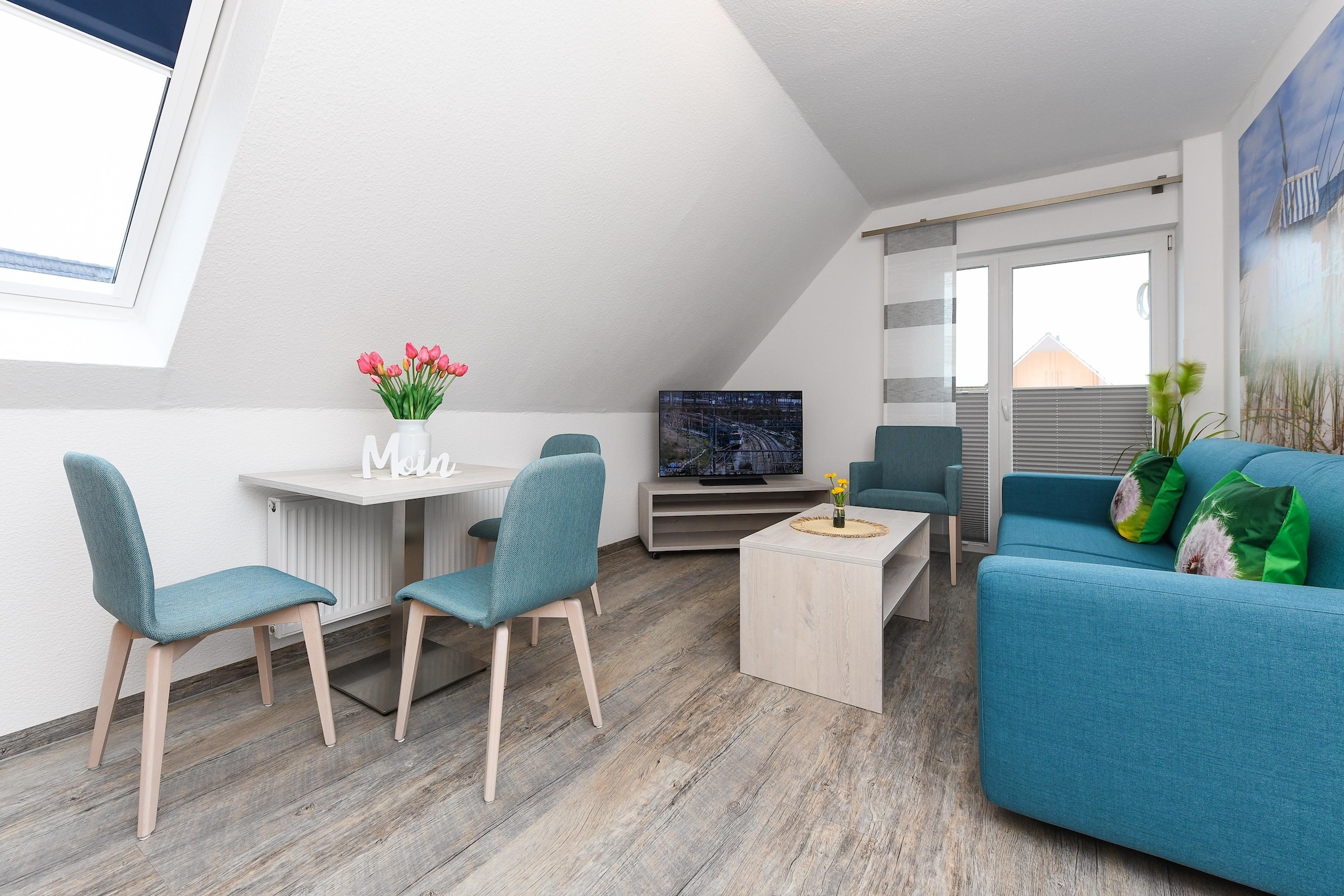 Haus Strandkorb 8-Living room