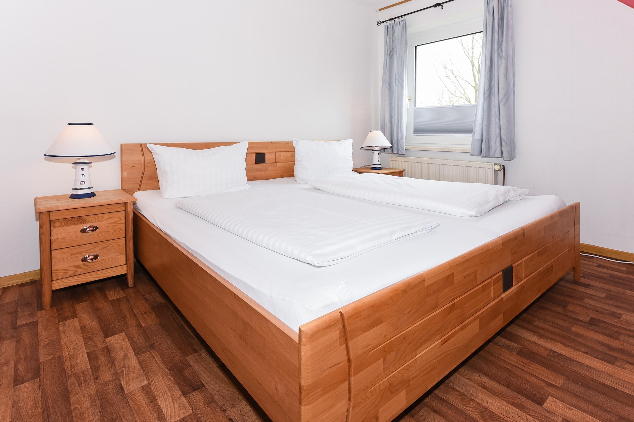 Deichblick Haus Hafeneck-Schlafzimmer