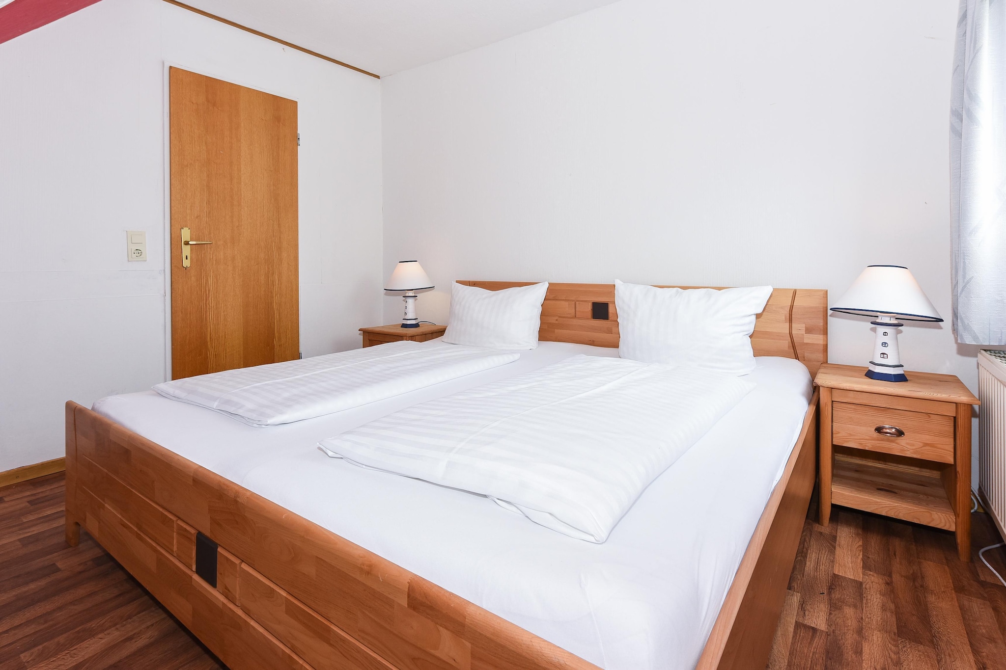 Deichblick Haus Hafeneck-Schlafzimmer