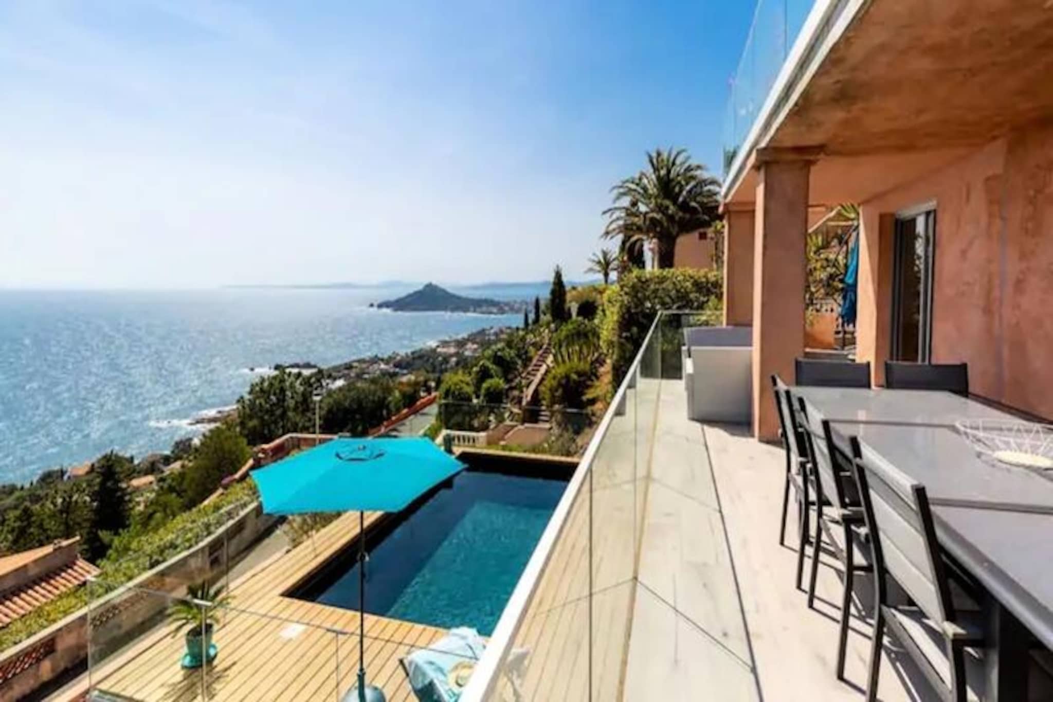 Villa on French Riviera with Sea View