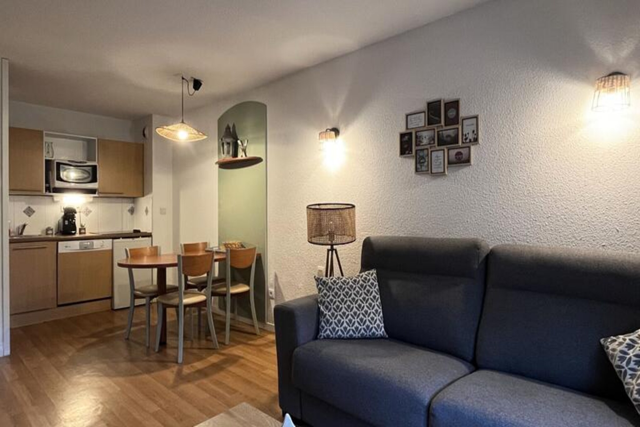 Apartment in La Mongie with Mountain Views