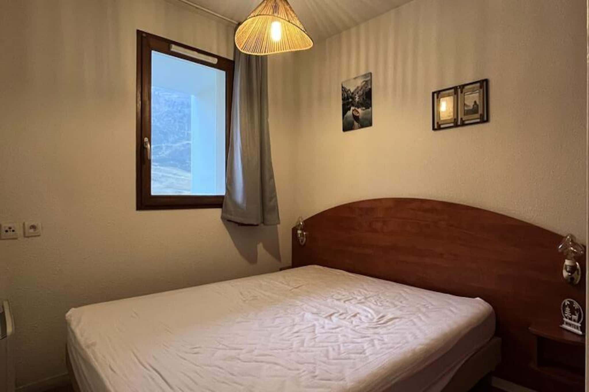 Apartment in La Mongie with Mountain Views