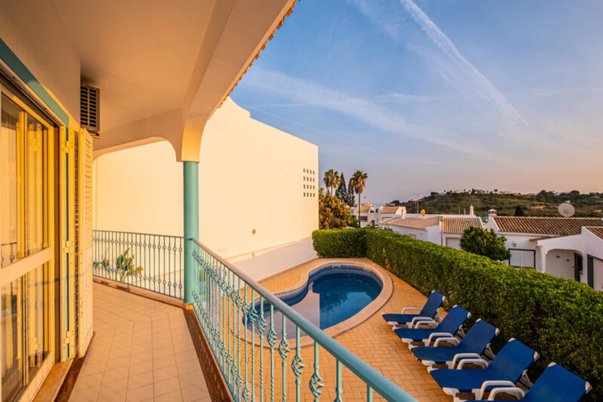 Overlooking the vibrant Albufeira Marina, Villa Melissa offers a serene retreat with breathtaking views of the waterfront and the shimmering sea. This luxurious villa is perfectly situated in one of Albufeira’s most prestigious areas, just steps from the marina’s lively atmosphere, where you can enjoy fine dining, leisure activities, and stunning sunsets over the moored boats. Whether you're seeking relaxation or adventure, this property provides an idyllic setting for an unforgettable holiday. \n\nThe villa comfortably accommodates up to seven guests across three beautifully appointed bedrooms, with the option for an additional bed for larger groups. Inside, the spacious living room invites you to unwind, while the fully equipped kitchen makes preparing meals a breeze. The villa boasts three bathrooms, a dining room, and a cozy lounge area, ensuring ample space and comfort for everyone. Outside, the private pool and lush garden create a tranquil oasis, complete with a barbecue area for al fresco dining. Guests have access to all areas of the property, ensuring a seamless and enjoyable stay. \n\nLocated just a 15-minute walk from Albufeira Old Town and 20 minutes from the region’s stunning beaches, Villa Melissa places you at the heart of the Algarve’s most iconic attractions. Stroll along the marina, explore the charming cobblestone streets of the Old Town, or bask in the golden sands of nearby beaches. With everything within walking distance, there’s no need for a car, making it easy to immerse yourself in the local culture and natural beauty. \n\nWhether you’re traveling with family, friends, or even your furry companion, Villa Melissa is the perfect choice for a memorable escape. From its prime location to its luxurious amenities, this villa promises an unparalleled holiday experience in the heart of Albufeira.