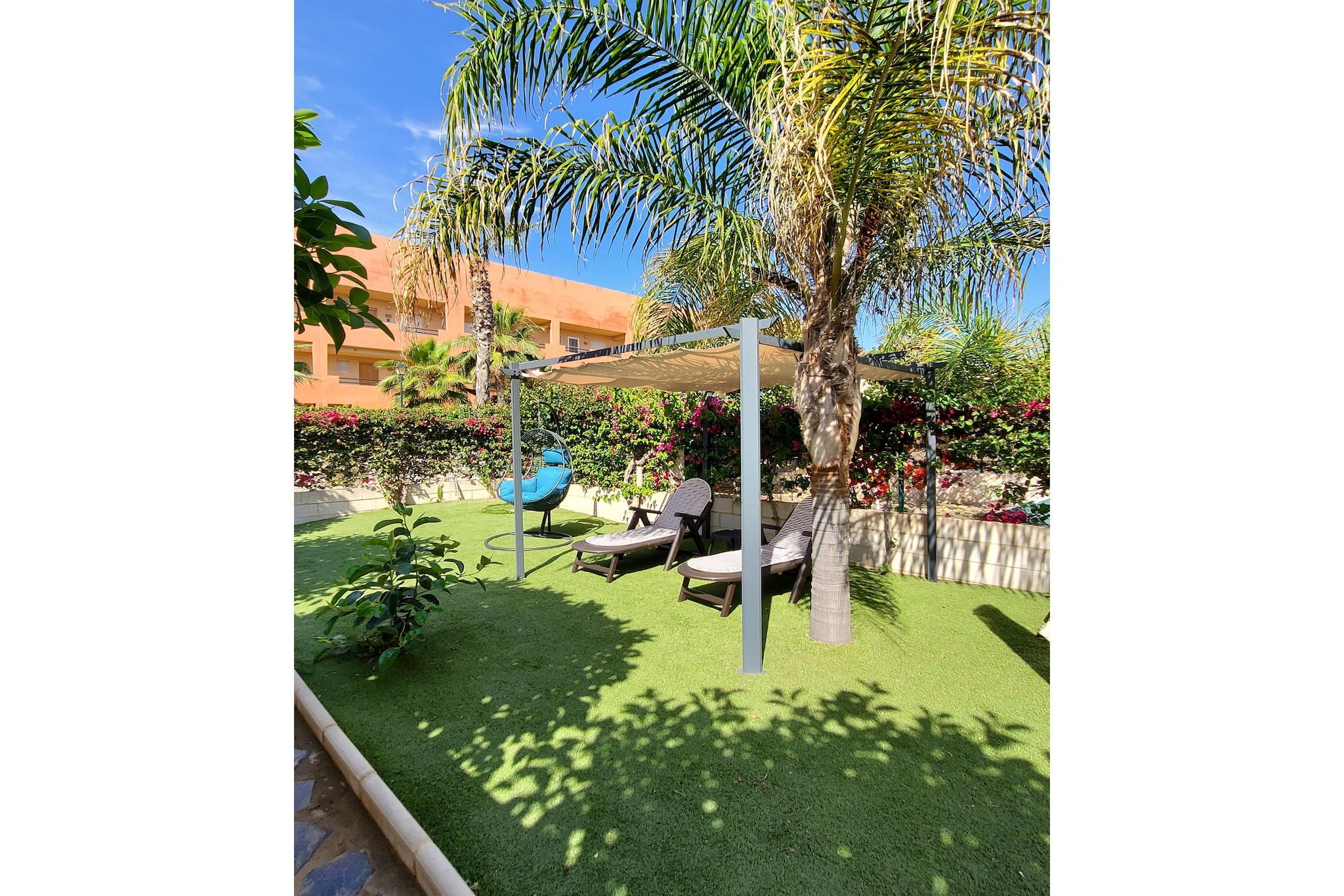 CT 362 AL - Primera Linea - Beachfront - Vera Playa-Garten Sommer