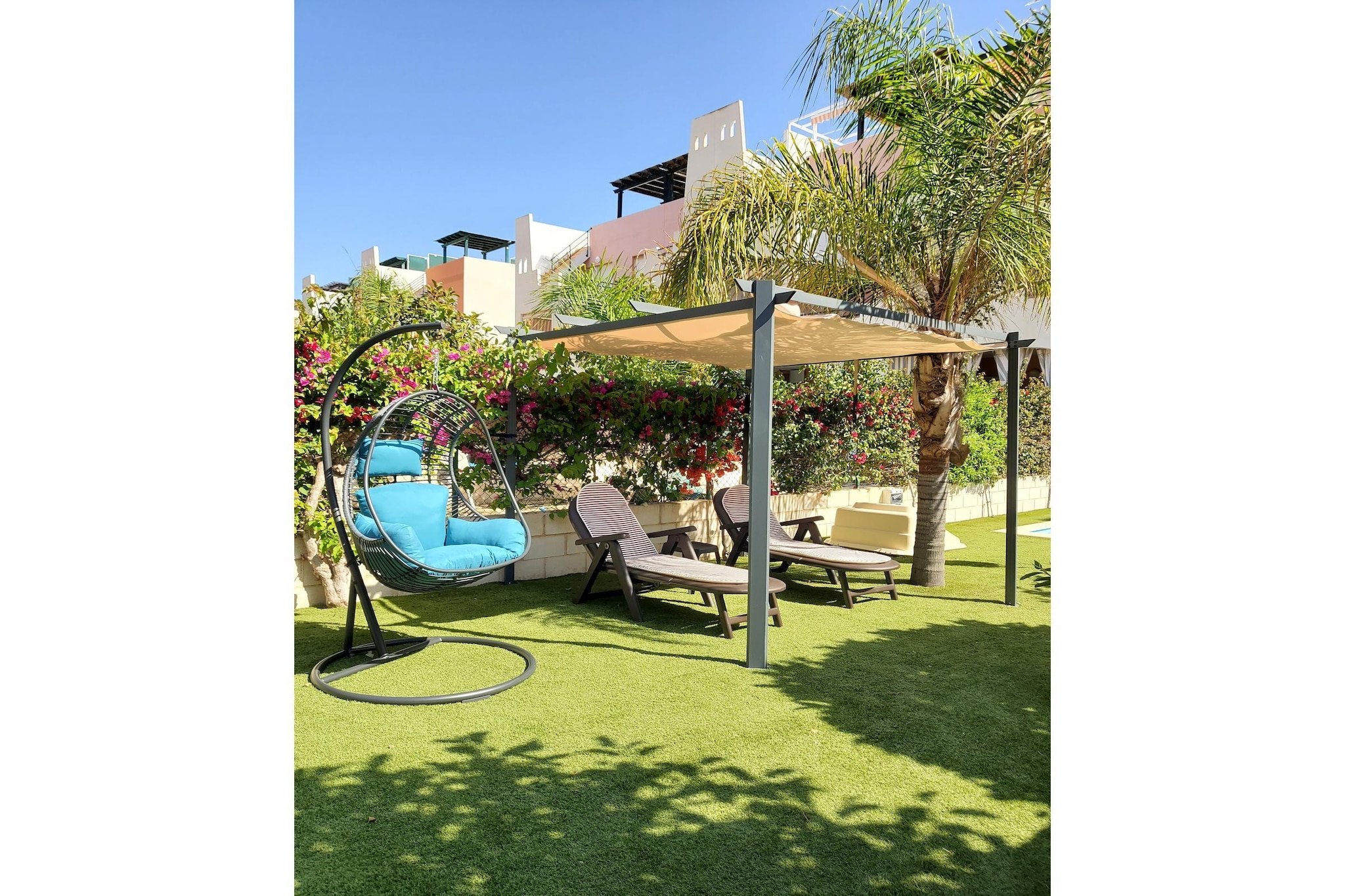 CT 362 AL - Primera Linea - Beachfront - Vera Playa-Garten Sommer