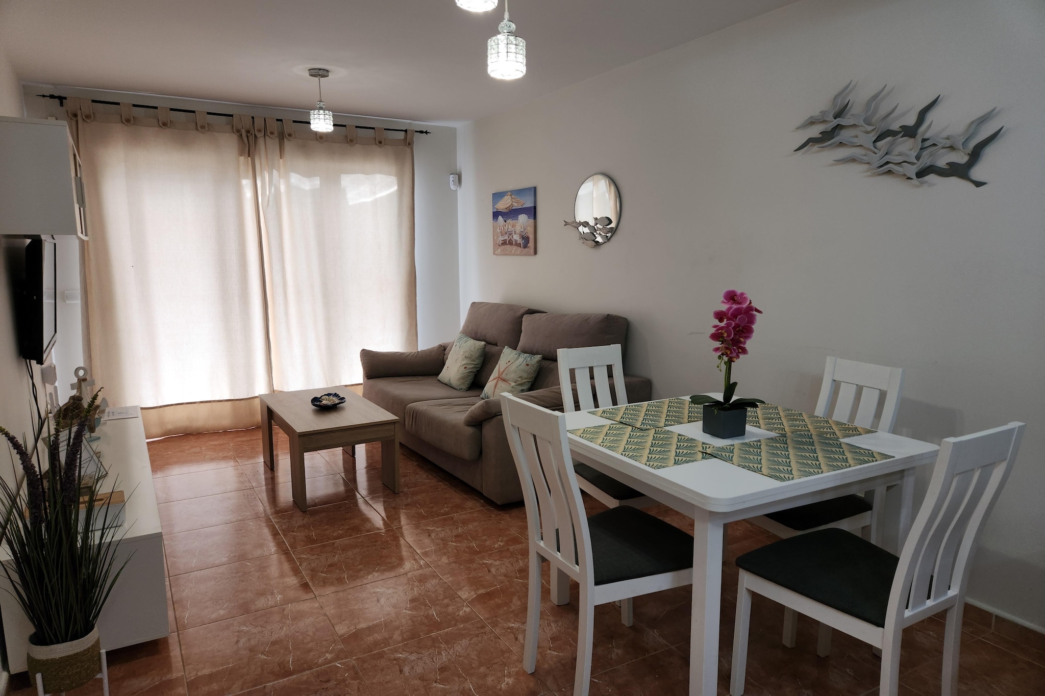 CT 362 AL - Primera Linea - Beachfront - Vera Playa-Wohnzimmer