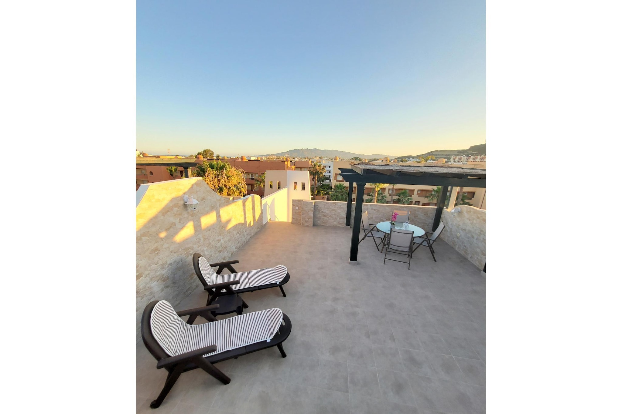 CT 346 AL - Faro's Penthouse  Private Pool - Vera Playa-Terrasbalkon