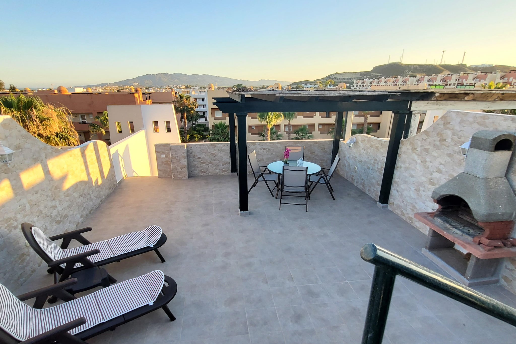CT 346 AL - Faro's Penthouse  Private Pool - Vera Playa-Terrasbalkon