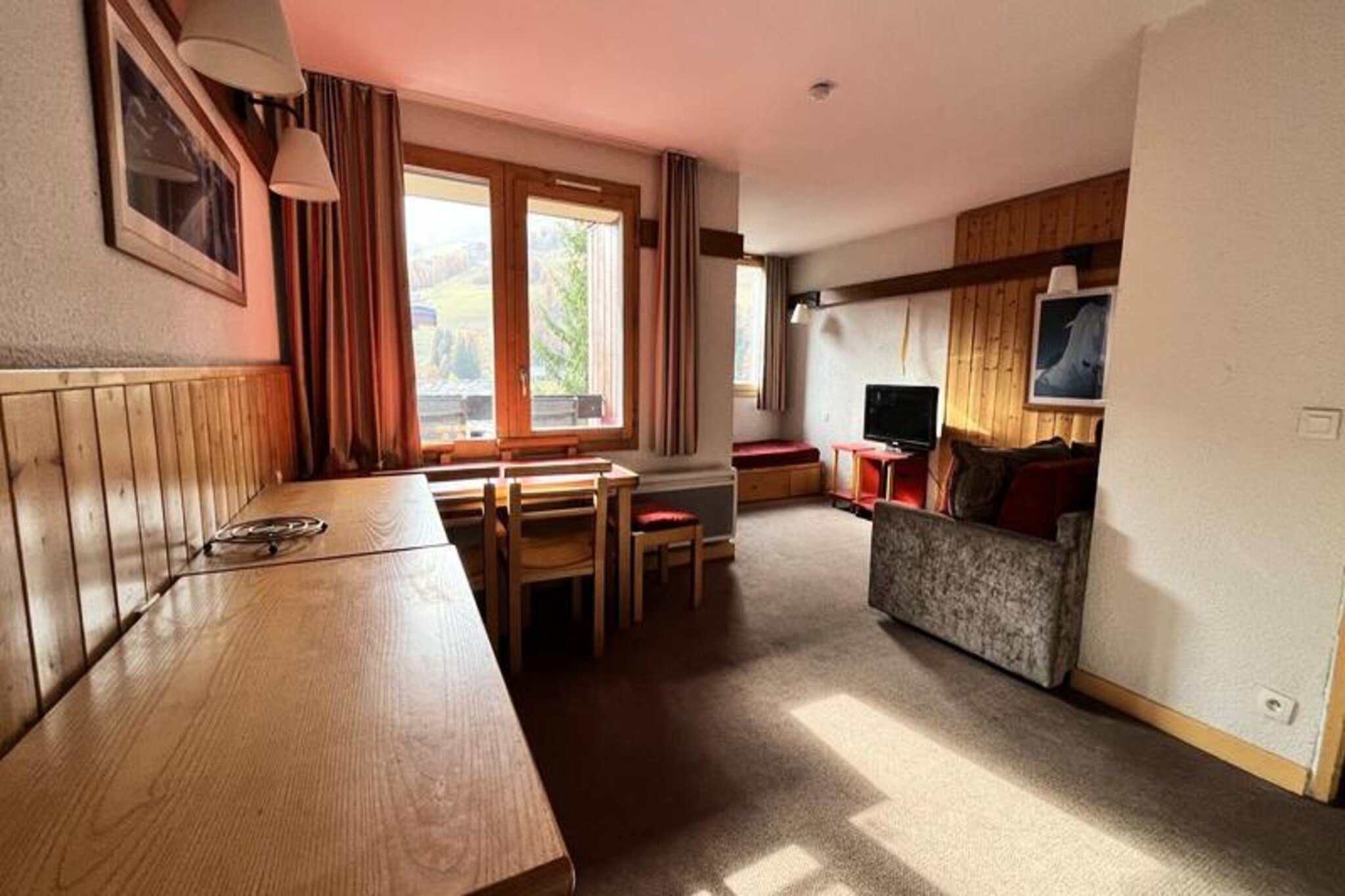 Apartment in Plagne 1800 with Ski Access