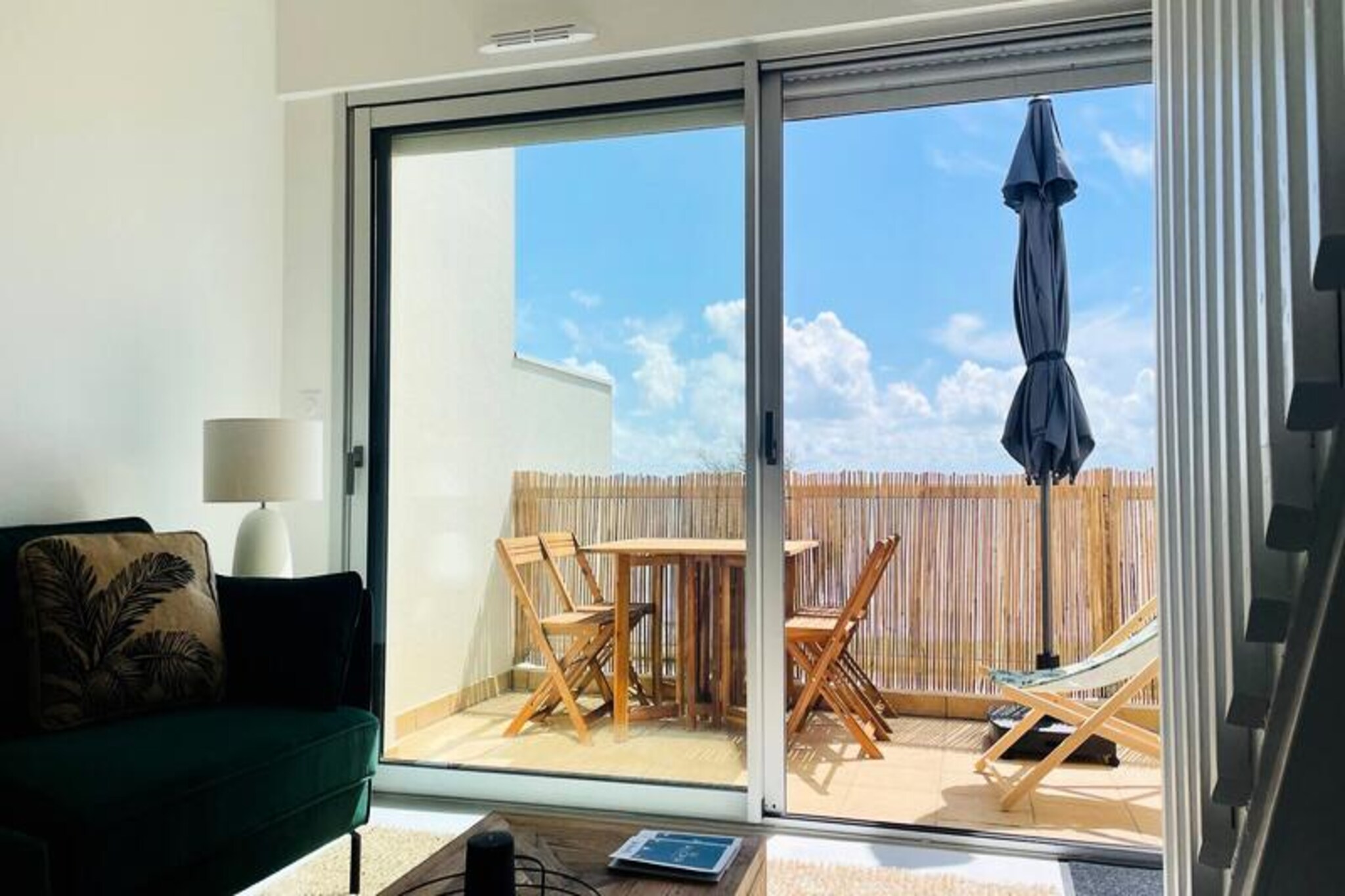 Imagine waking up to the soothing sound of waves and stepping out onto your private sea-view terrace to take in the breathtaking ocean panorama. This beautifully redecorated apartment, located in the heart of the Minimes district in La Rochelle, offers the perfect blend of coastal charm and modern comfort. Nestled in a peaceful neighborhood, just a short stroll from the expansive Minimes Beach and essential shops, this is a haven for those seeking relaxation and convenience. Whether you're here for a romantic getaway or a family retreat, you'll feel instantly at home.
The apartment is thoughtfully designed to provide both style and functionality. Situated on the first floor of a quiet residence, it features two well-separated bedrooms, one of which is located upstairs for added privacy. The open-plan living area is bathed in natural light and opens onto the terrace, creating a seamless indoor-outdoor flow. The fully equipped kitchen includes everything you need, from a Nespresso coffee machine to a dishwasher and washing machine, ensuring a stress-free stay. Modern amenities like Wi-Fi and a comfortable sofa in the living room add to the apartment's appeal.
Step outside, and you'll find yourself just a 5-minute walk from the coastal path and Minimes Beach, where you can enjoy sun-soaked days by the sea. A 10-minute bike ride takes you to the charming Old Port and the vibrant local markets, perfect for exploring the flavors and culture of La Rochelle. For those arriving by train, the station is just an 8-minute car ride away, making this location as accessible as it is picturesque.
With the Aloha Concierge Service at your disposal, you'll have access to personalized recommendations for the best restaurants, museums, and hidden gems in the area. Whether you're savoring fresh seafood, wandering along the coastal paths, or simply unwinding on your terrace, this apartment offers an unforgettable escape by the sea.