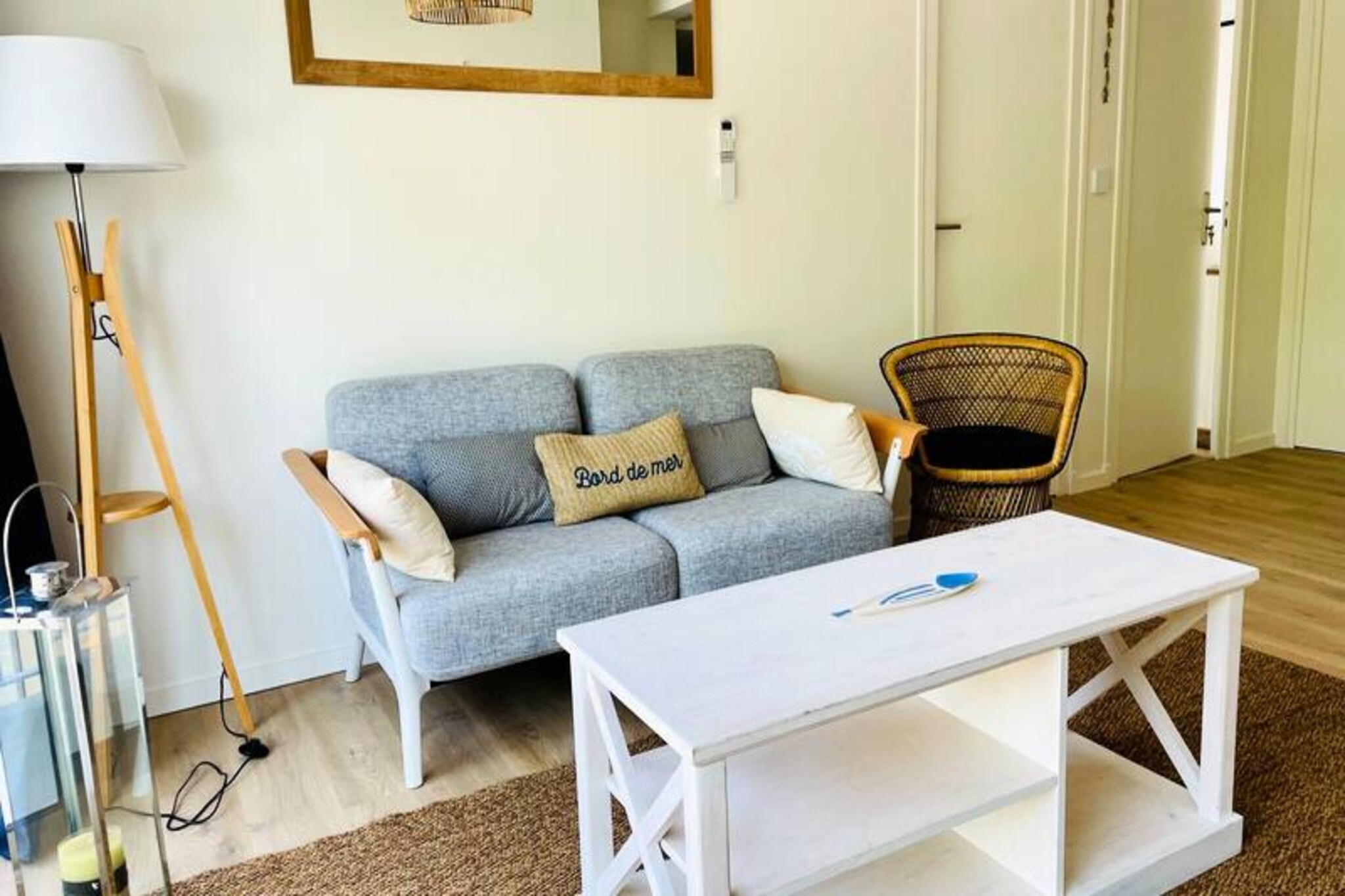 Step into a world of coastal charm and modern comfort with this beautifully renovated apartment, perfectly situated just moments from the vibrant heart of La Rochelle. Bathed in natural light, this first-floor retreat offers a serene escape with its seaside-inspired decor and spacious layout, ideal for families or groups of up to six. Whether you're strolling to the nearby parks or enjoying the lively atmosphere of the Vieux Port, this apartment places you at the center of everything while providing a peaceful haven to unwind.
Inside, you'll find three generously sized bedrooms and a sleek bathroom with a walk-in shower, ensuring both style and functionality. The open-plan living area is a welcoming space, featuring a fully equipped kitchen with modern appliances such as an induction hob, Senseo coffee maker, and dishwasher. Relax in the cozy lounge with a flat-screen TV and Wi-Fi, or prepare a delicious meal to share around the dining table. A washing machine is also available, making it a convenient choice for longer stays.
The location is unbeatable. A short 10-minute walk takes you to the bustling Marché Central, the sandy shores of Concurrence Beach, or the historic Vieux Port. For nature lovers, the tranquil La Rochelle Parks are just two minutes away, while free parking at L'Esplanade des Parcs and paid parking at Place de Verdun ensure easy access. The iconic Ile de Ré is only a 20-minute drive, offering endless opportunities for exploration.
With the Aloha Concierge Service at your disposal, your stay will be seamless and memorable. From insider tips on the best local restaurants to hidden gems around La Rochelle, you'll have all the guidance you need for an unforgettable getaway. Experience the perfect blend of coastal living and urban convenience in this exceptional apartment.