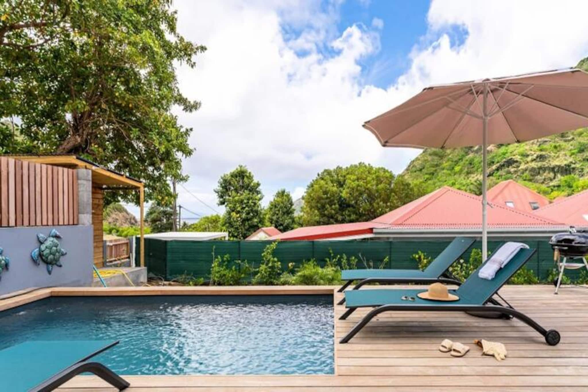 Villa on Les Saintes with Private Salt Pool