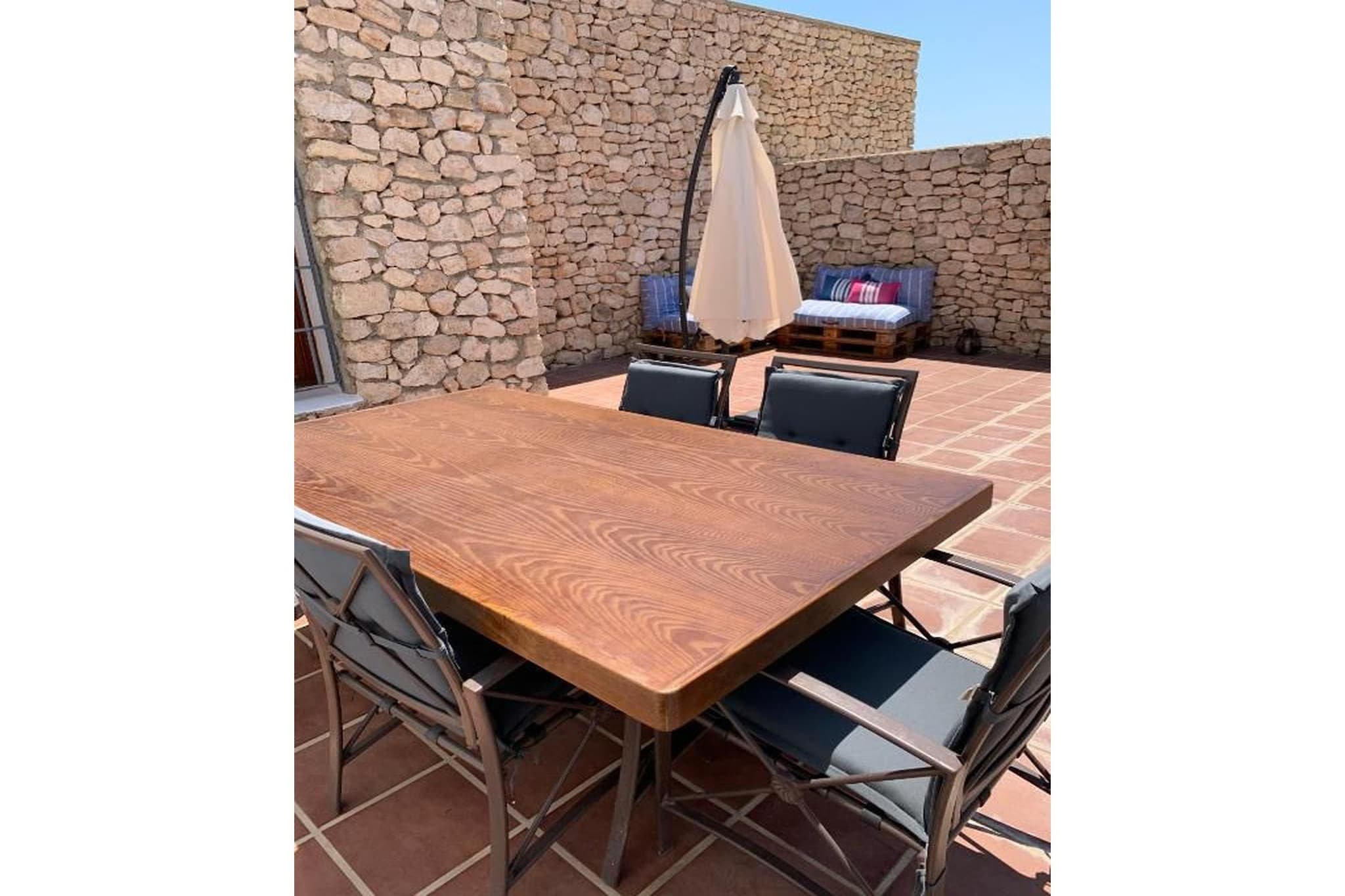 CT 354 AL - Faro's Casa Piedra - Agua Amarga - Cabo de Gata-Terrasbalkon