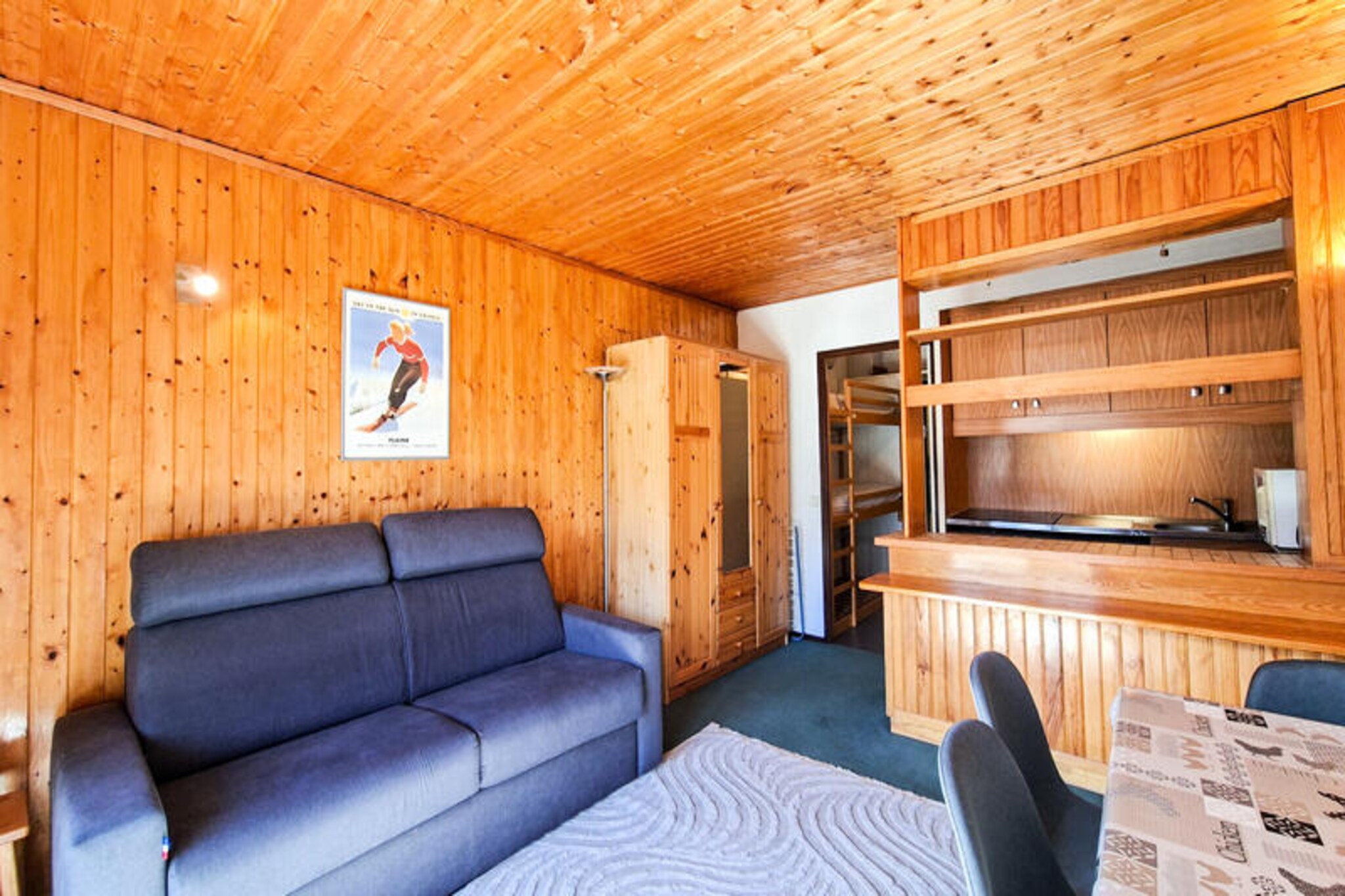 Comfortable studio · Between slopes and shops · Balcony