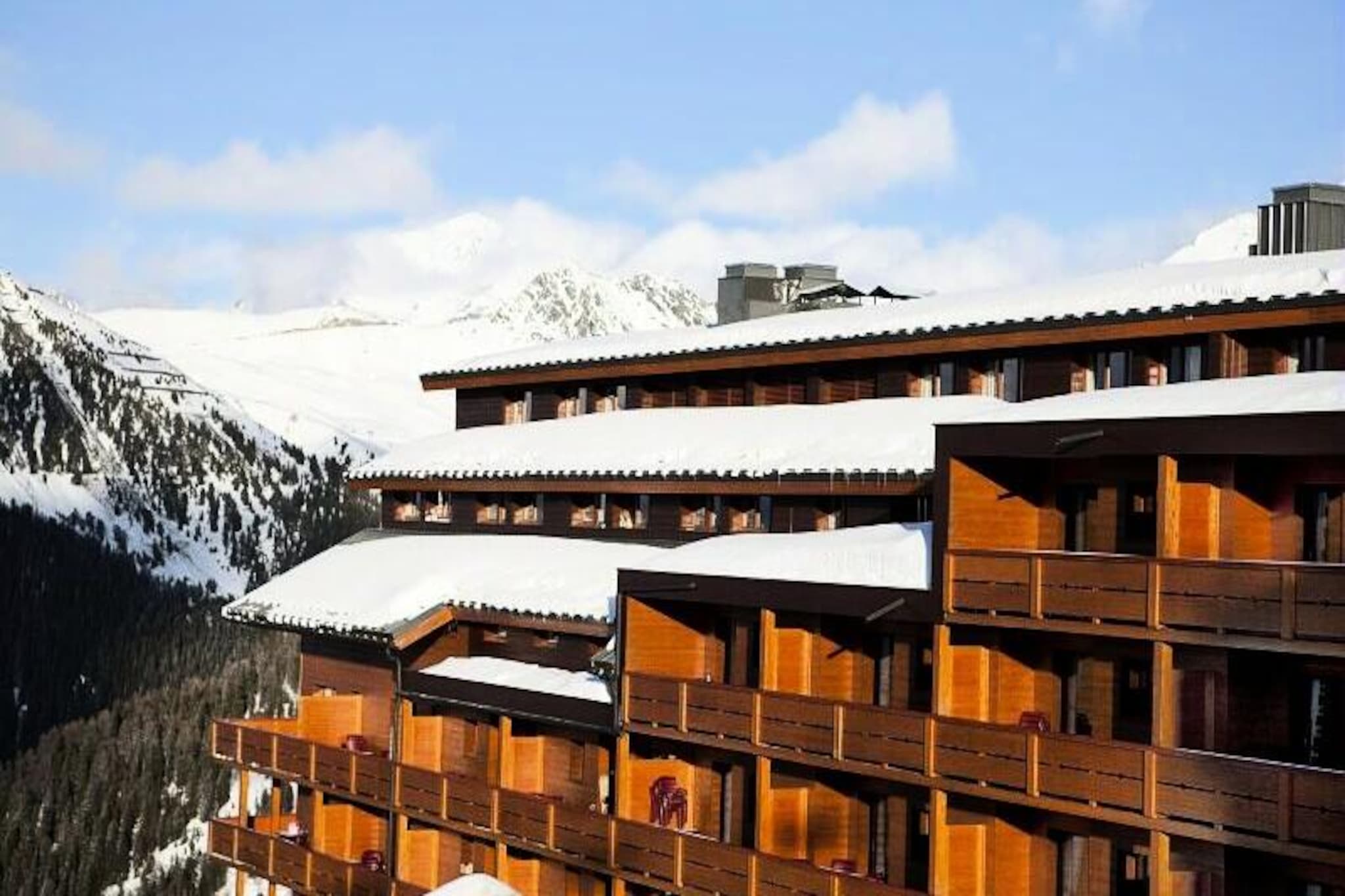Apartment in La Plagne with Mont Blanc Views