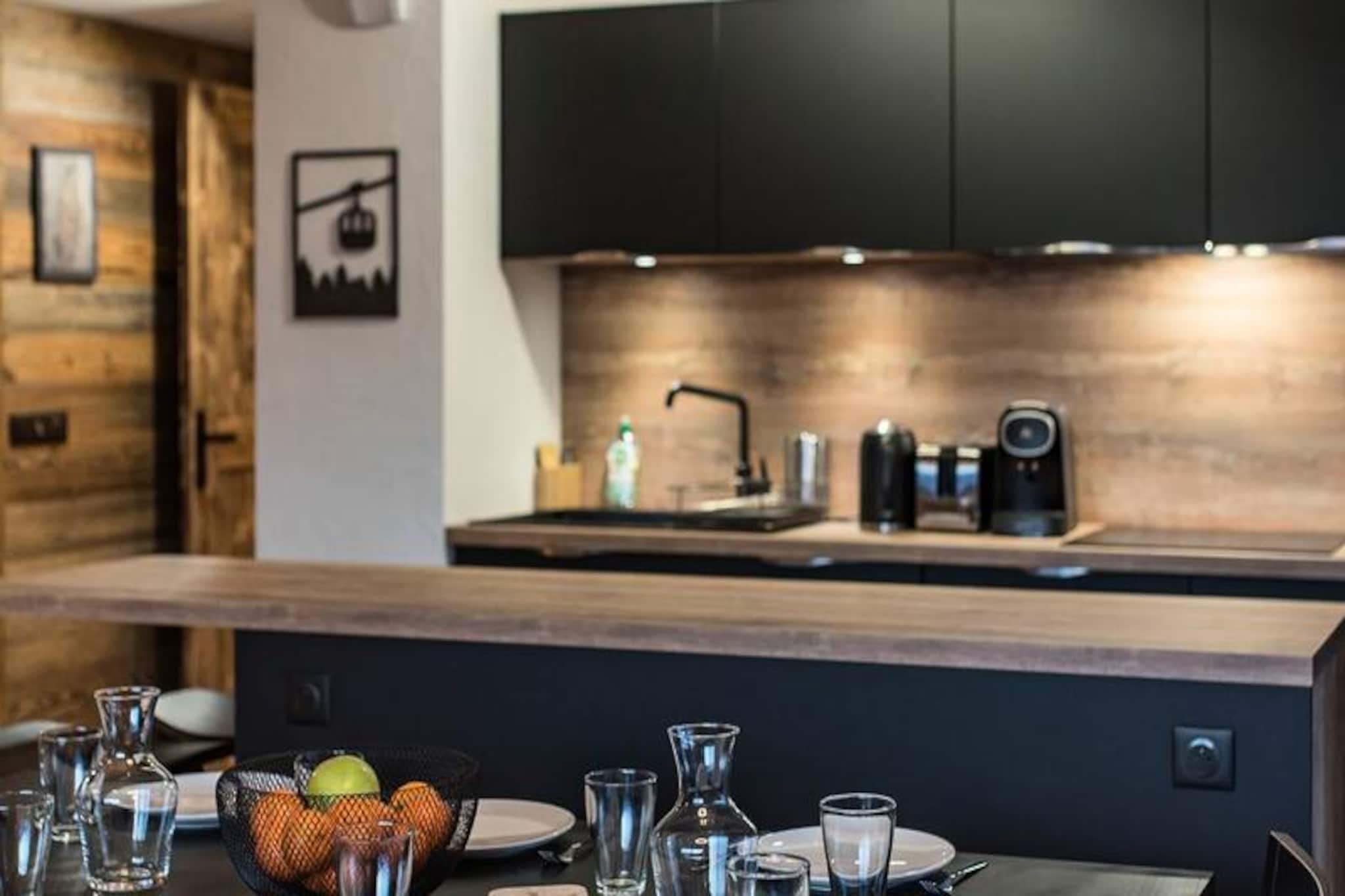Apartment in Valmeinier with Jacuzzi Terrace