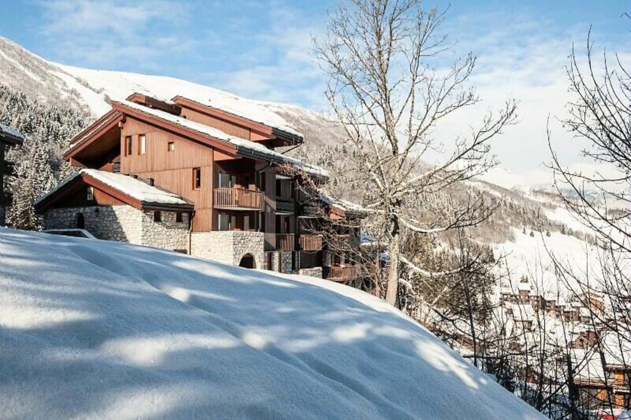 Apartment in Valmorel with Ski Slope Access