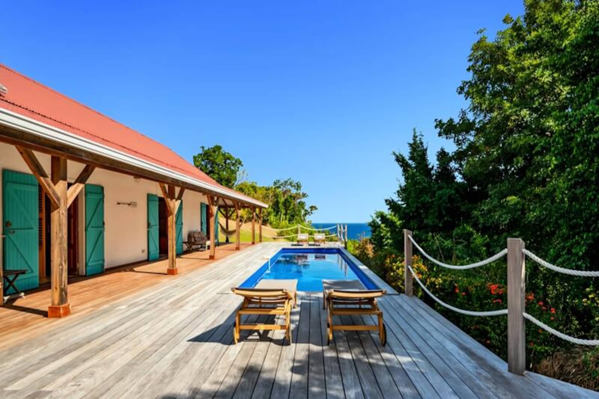 Villa in Capesterre with Pool & Sea View