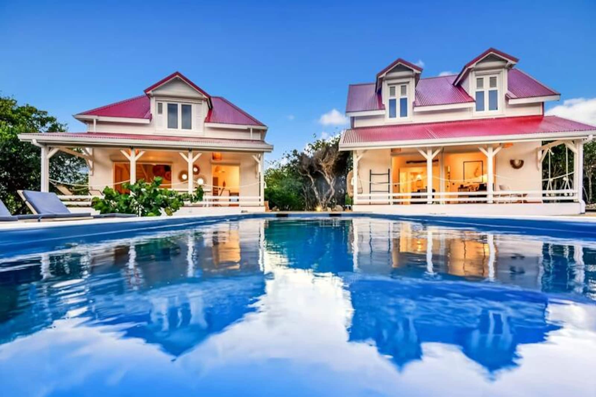 Villa in Saint-Louis with Sea View Pool