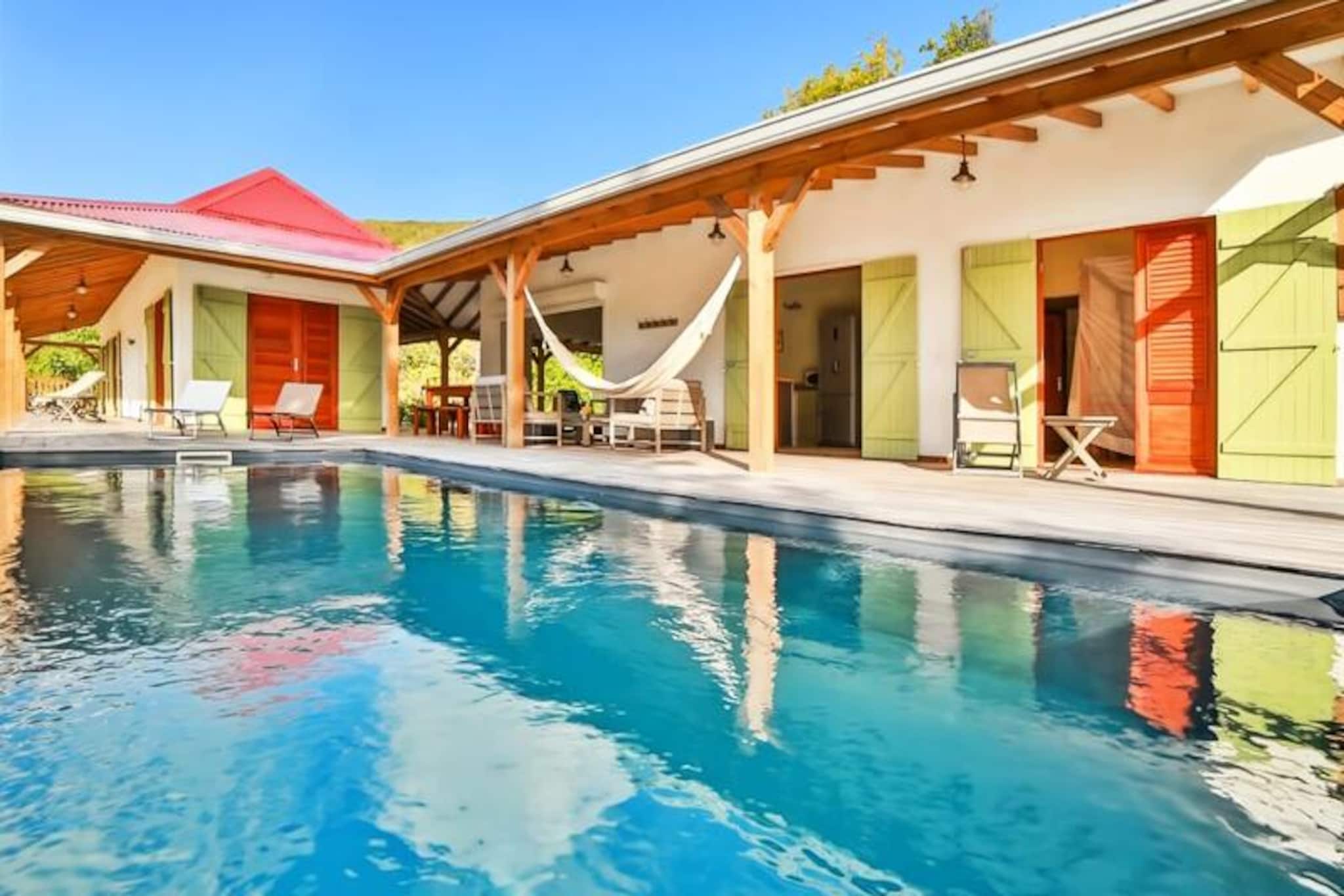 Villa in Capesterre with Sea View Pool