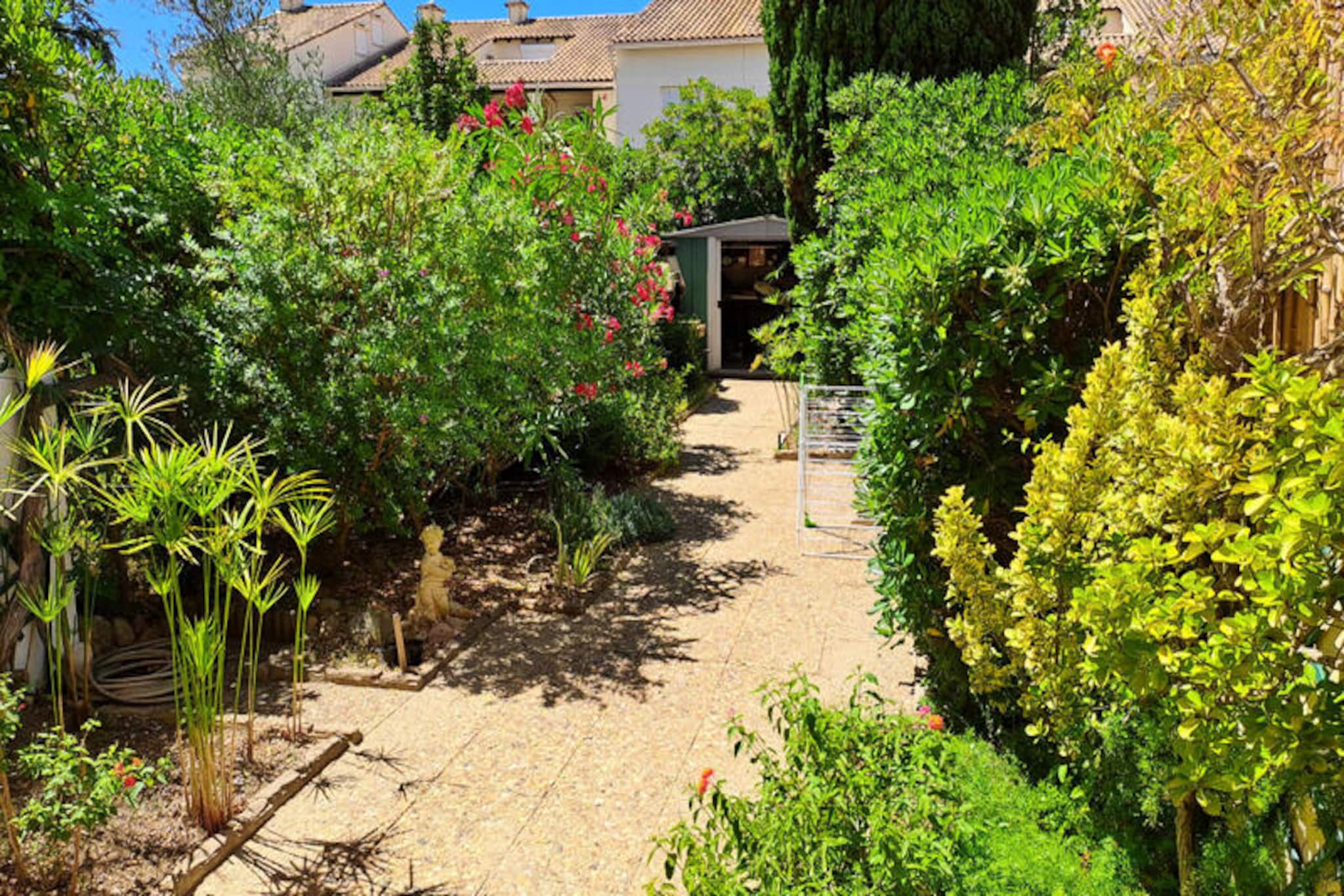 In the heart of the serene Boucanet area in Grau du Roi, this charming retreat offers a perfect blend of tranquility and seaside allure. Surrounded by a lush flower garden and just a short stroll from the golden sands of Boucanet Beach, this property invites you to unwind and savor the beauty of the Camargue. Whether you're basking in the Mediterranean sun or enjoying the gentle sea breeze on the terrace, every moment here feels like a true escape.
Designed to accommodate up to four guests, the property boasts a cozy and inviting atmosphere. The garden, adorned with vibrant blooms and mature trees, is a haven for relaxation, while the terrace, complete with a dining table and chairs, is perfect for al fresco meals. A barbecue is available for delightful outdoor dining experiences. Inside, the fully equipped kitchen opens to a comfortable living area with a dining table, TV, and sofa bed for additional sleeping space. The bedroom features two single beds and ample storage, ensuring a restful stay. Private parking adds convenience to your visit.
Situated just minutes from the beach and local shops, this property offers easy access to the best of Grau du Roi. Boucanet Beach, with its family-friendly atmosphere, gentle slopes, and pristine sands, is ideal for children and adults alike. Explore nearby private beaches, or venture into the Camargue to discover its breathtaking natural landscapes and unique wildlife.
Whether you're seeking a peaceful retreat or an adventure-filled getaway, this property provides the perfect base for your Mediterranean escape. Let the charm of Grau du Roi and the warmth of the Camargue welcome you for an unforgettable holiday.