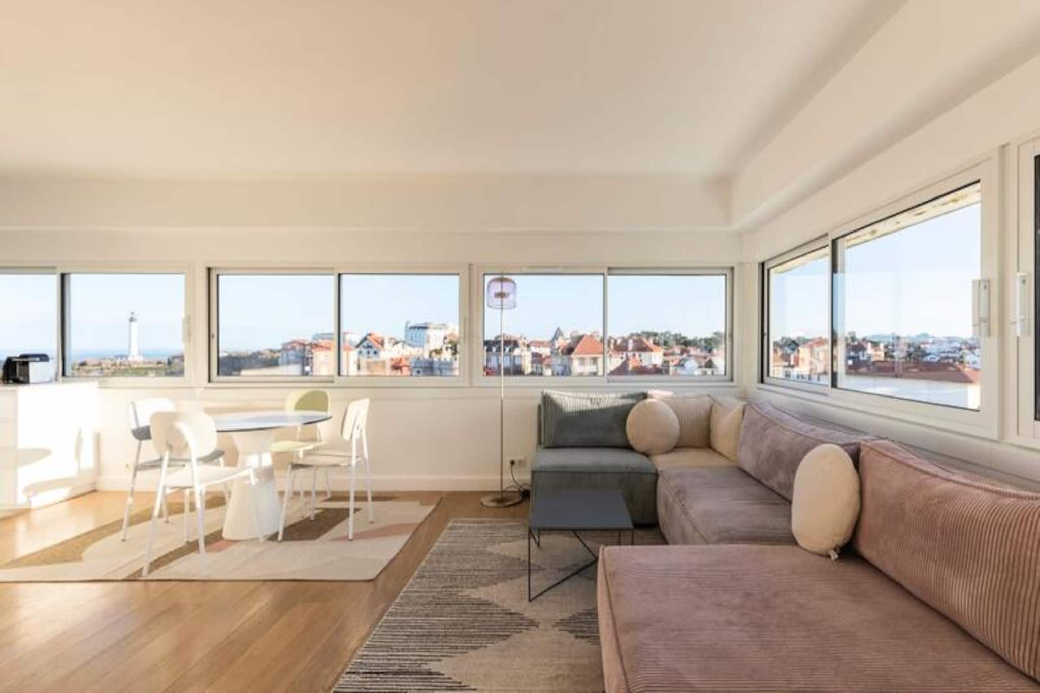Duplex Panoramique à Biarritz, Vue Sur Mer Et Phare