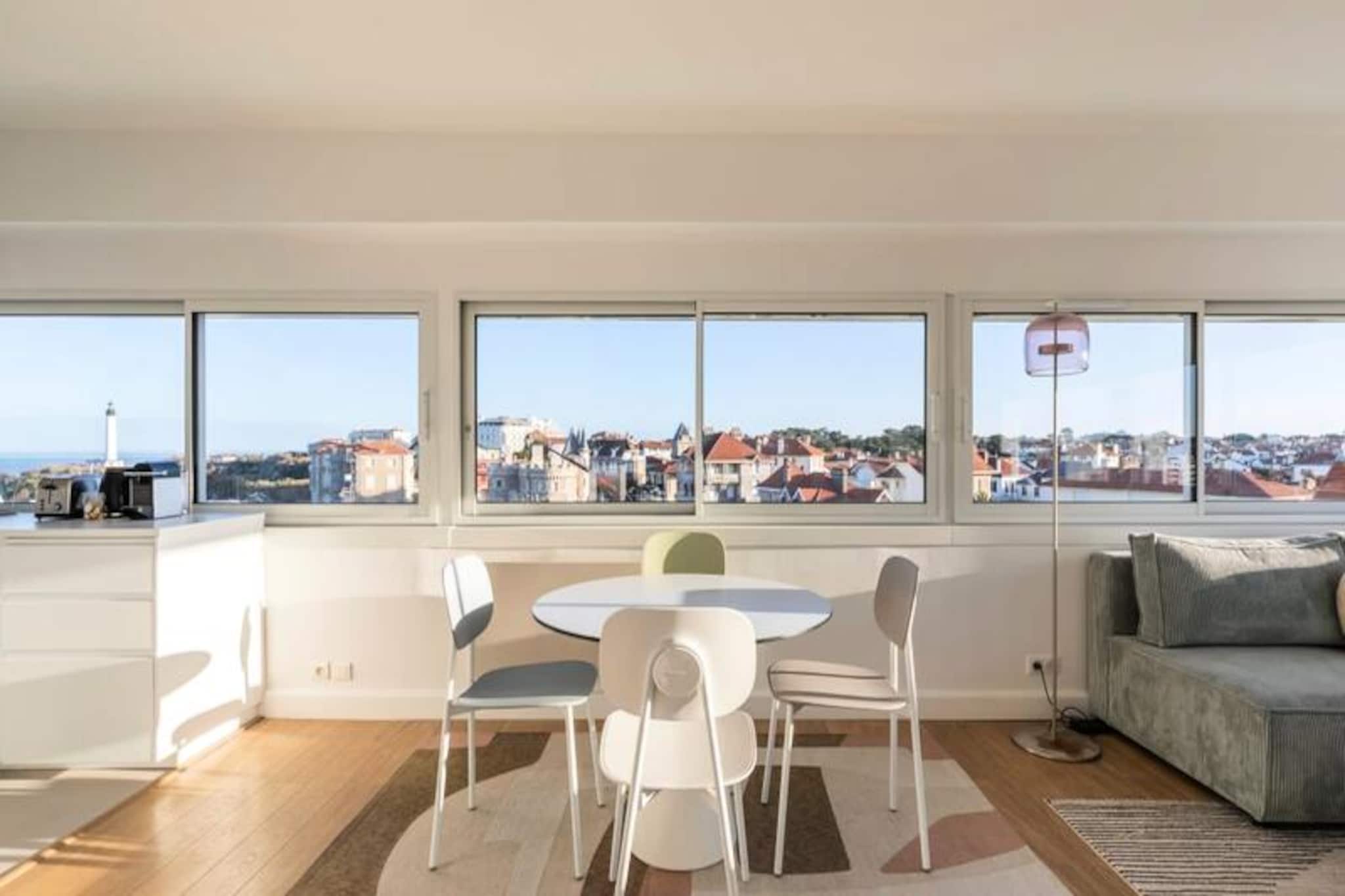 Duplex Panoramique à Biarritz, Vue Sur Mer Et Phare