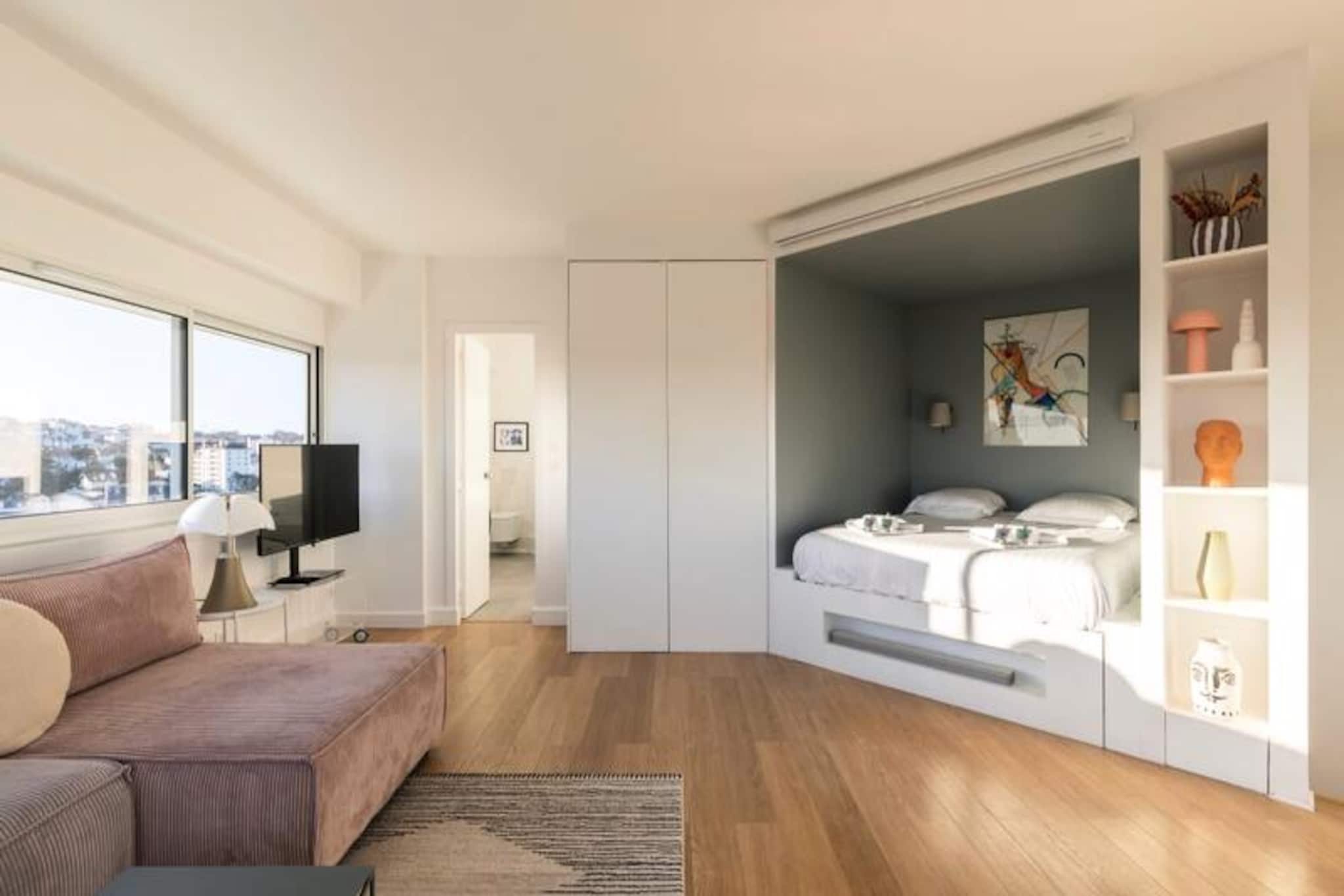 Duplex Panoramique à Biarritz, Vue Sur Mer Et Phare