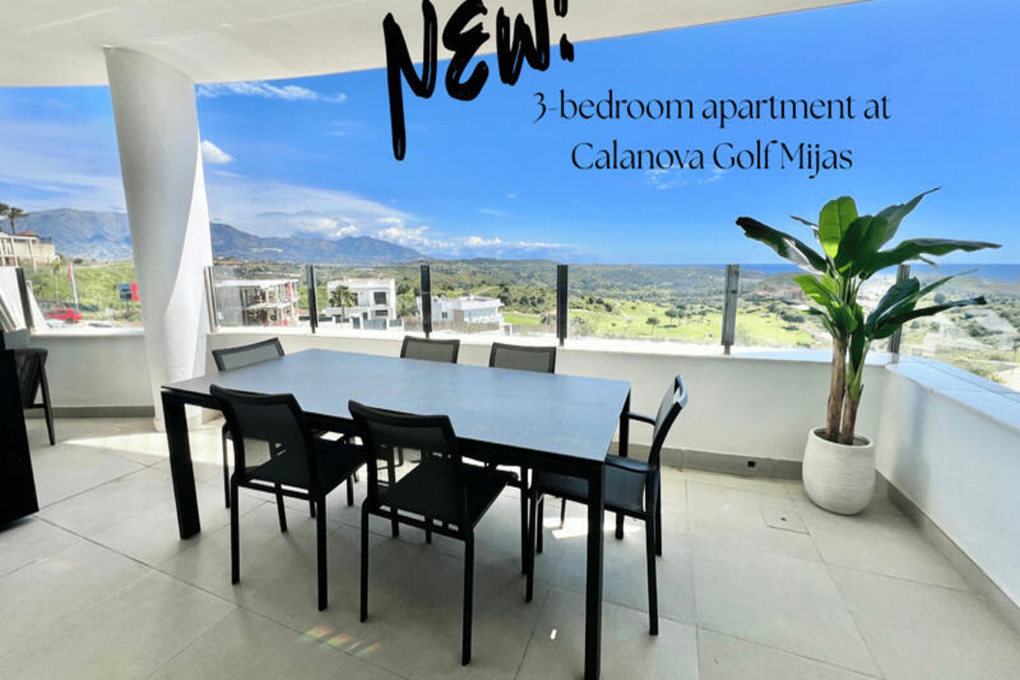 Imagine waking up to the golden hues of the Andalusian sun streaming into your luxurious apartment, with the serene views of the Mediterranean Sea and lush green golf courses stretching before you. Ipanema, a stunning new-build residence, offers a perfect blend of modern elegance and natural beauty, nestled near the charming village of La Cala de Mijas. Whether you're here to relax or explore, this property is your gateway to a memorable Spanish getaway. \n\nStep inside and discover a master suite complete with a dressing room and an en-suite bathroom featuring a walk-in rain shower. Two additional double bedrooms and a second stylish bathroom ensure comfort for all guests. The open-plan living room, with its sleek modern kitchen, is flooded with natural light and opens directly onto a spacious terrace. Here, you can savor the breathtaking views while preparing a meal on the electric griddle or simply bask in the warm Mediterranean breeze. \n\nThe Ipanema complex elevates your stay with two outdoor swimming pools, a luxurious spa featuring a heated indoor pool, sauna, and hammam, as well as a fully equipped gym. Whether you prefer a refreshing dip, a rejuvenating spa session, or an invigorating workout, the amenities cater to every mood. \n\nLocated just moments away from the picturesque La Cala de Mijas and its array of shops, restaurants, and beaches, as well as the renowned Calanova and La Cala golf courses, this property is a haven for both relaxation and adventure. Let Ipanema be your home away from home, where every detail is designed to create unforgettable memories under the Andalusian sky.