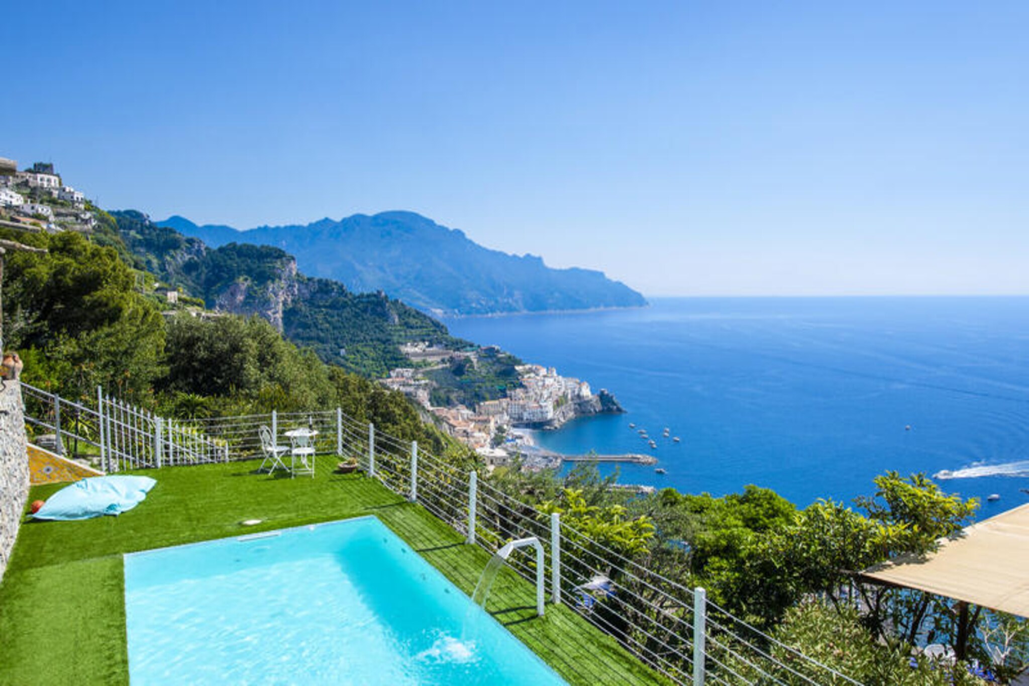 Villa in Amalfi with Pool and Sea Views