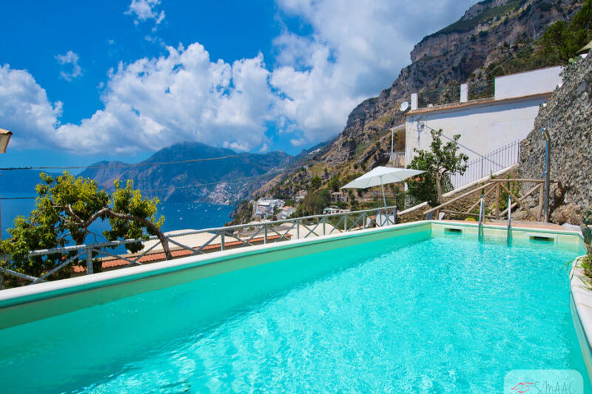 Villa in Praiano with Pool and Sea View