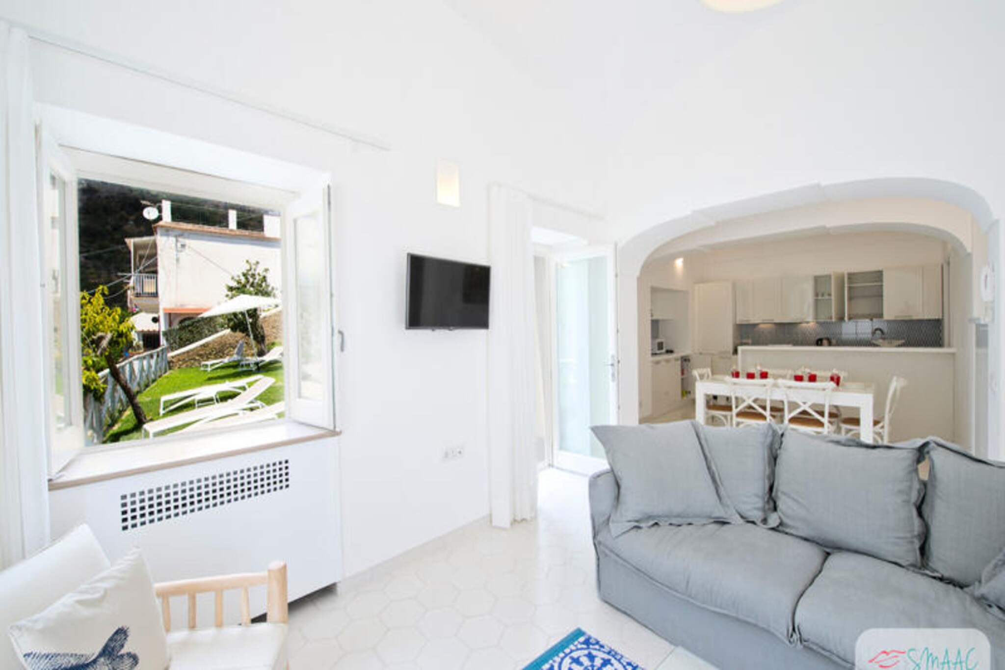 Villa in Praiano with Pool and Sea View