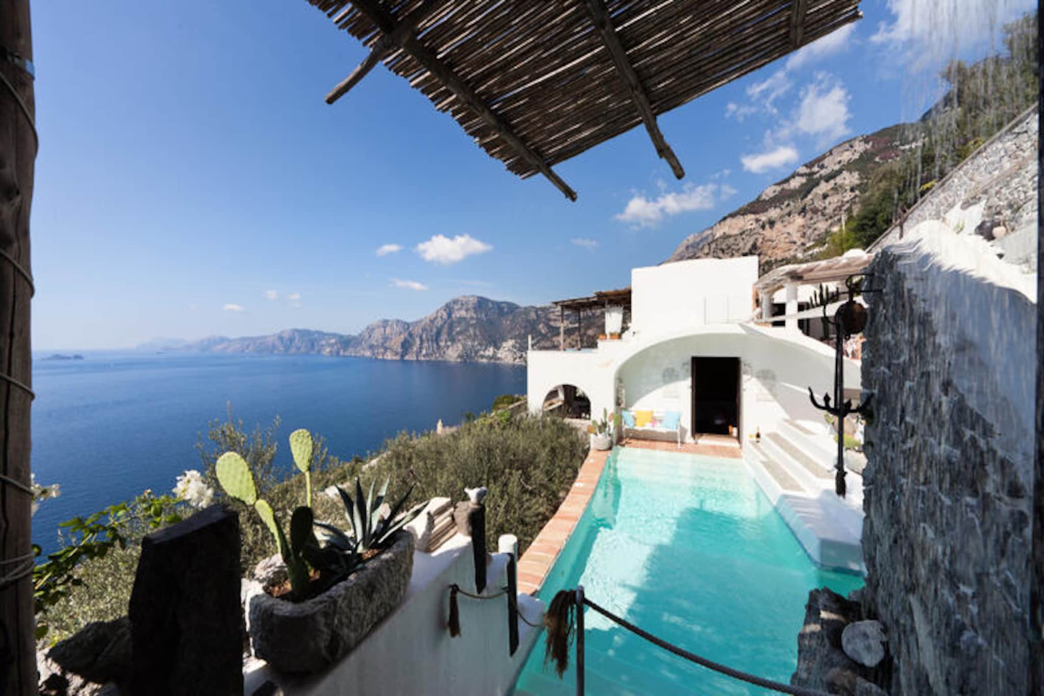 Villa in Praiano with Sunset Views