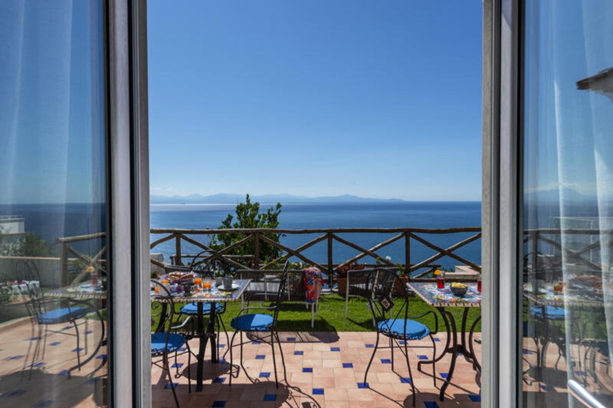 Villa in Praiano with Sea View Garden