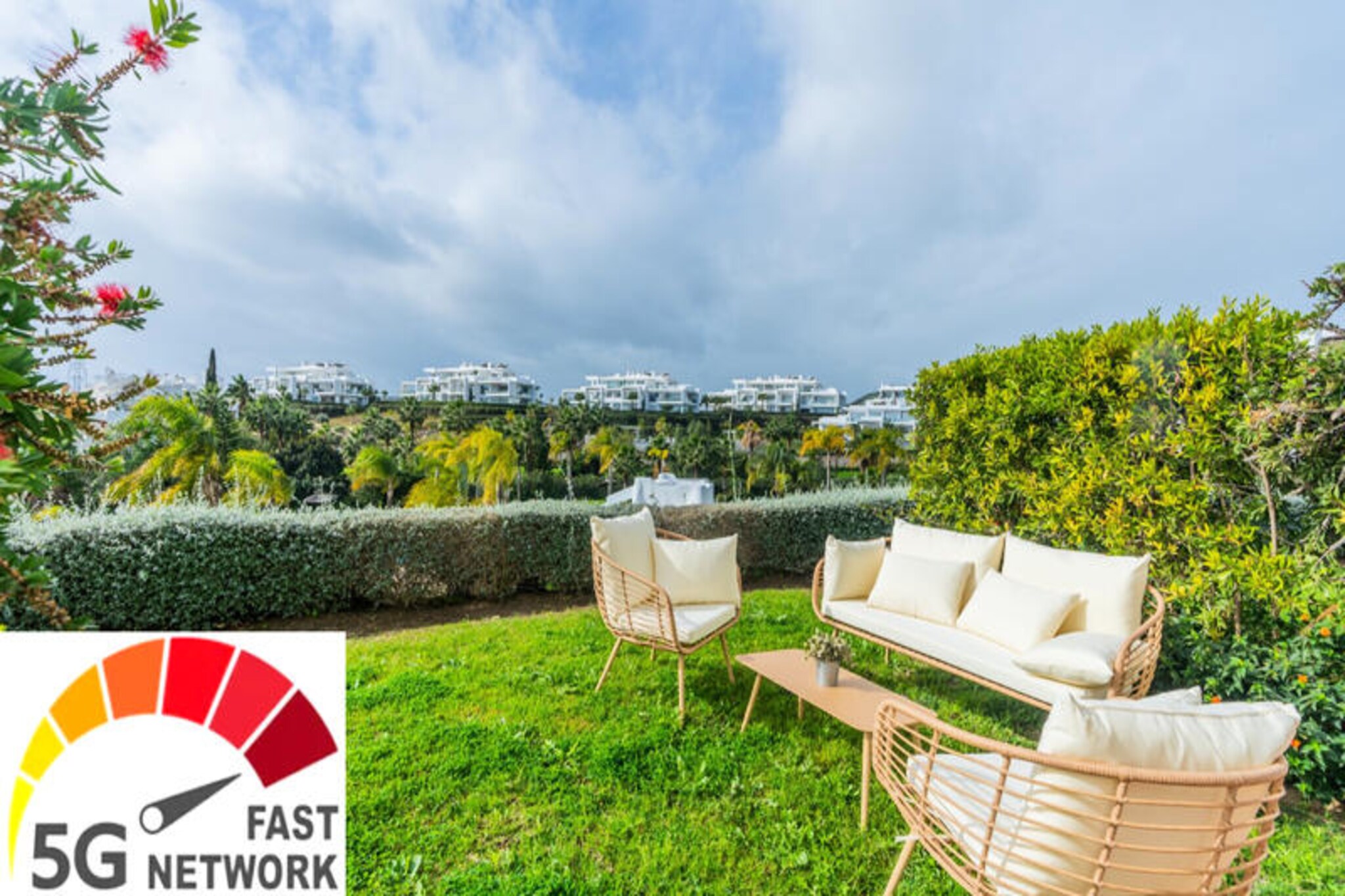 Apartment in Casares with Lagoon Access