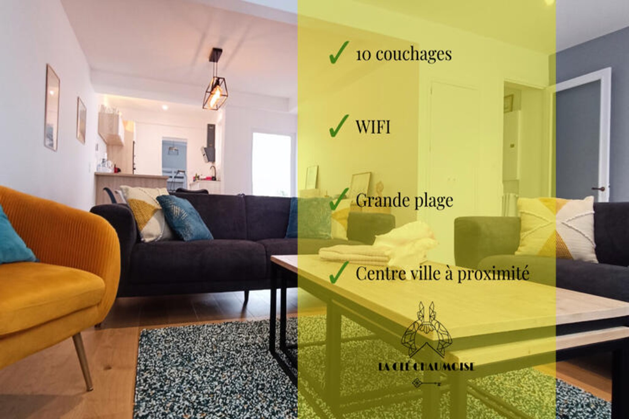 Just moments from the golden sands of Les Sables d'Olonne, this charming family home offers the perfect coastal retreat in the Presidents' district. Imagine waking up to the sound of waves and enjoying your morning coffee in the sunny courtyard before strolling just 230 meters to the main beach. The vibrant Arago market, brimming with local delicacies and fresh produce, is only 500 meters away, while nearby shops, bakeries, and restaurants add to the convenience of this idyllic location. Whether you're seeking relaxation or adventure, this home places you in the heart of it all. \n\nCompletely renovated in 2022, the house seamlessly blends modern comfort with authentic charm across its 140m² of living space. The ground floor features a spacious living area with a lounge, dining room, and fully equipped open kitchen, perfect for gathering with loved ones. Two bedrooms, one with a double bed and bunk beds and another with a double bed, offer direct access to the courtyard. A laundry area, a stylish bathroom with a walk-in shower, and two separate toilets complete the ground floor. Upstairs, the antique staircase leads to a luxurious bathroom with a shower, bathtub, and double sink, as well as a queen-size bedroom and a twin bedroom. \n\nThe outdoor courtyard is a delightful oasis for al fresco dining, relaxing, or soaking up the sun. With Wi-Fi and Orange TV throughout the property, you'll have all the modern amenities needed for a comfortable stay. Free public parking is available nearby, ensuring easy access for your adventures in Les Sables d'Olonne. \n\nWhether you're exploring the vibrant markets, enjoying the pristine beaches, or simply unwinding in this beautifully restored home, your stay promises unforgettable memories in one of France's most beloved coastal destinations.