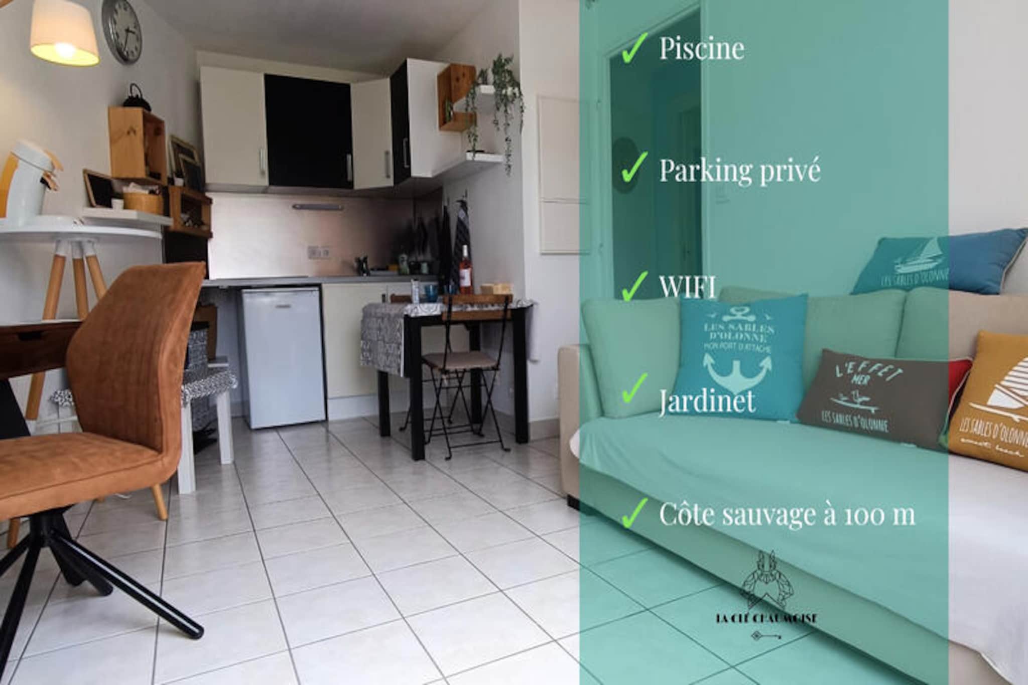 Apartment in Chaume with Pool and Garden