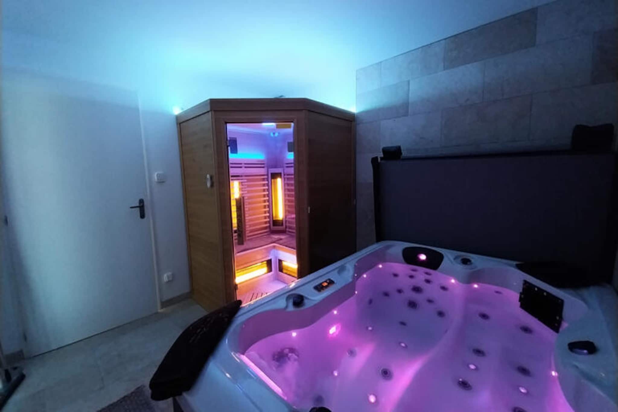 Villa in La Chaume with Jacuzzi & Sauna
