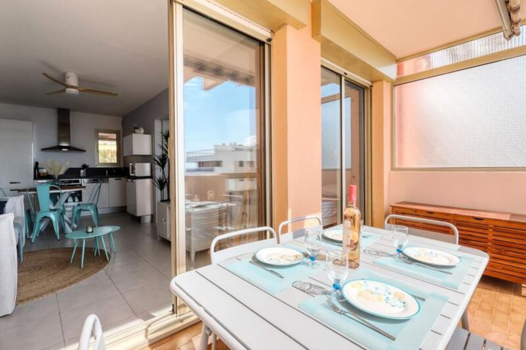 Apartment in Le Lavandou with Sea View