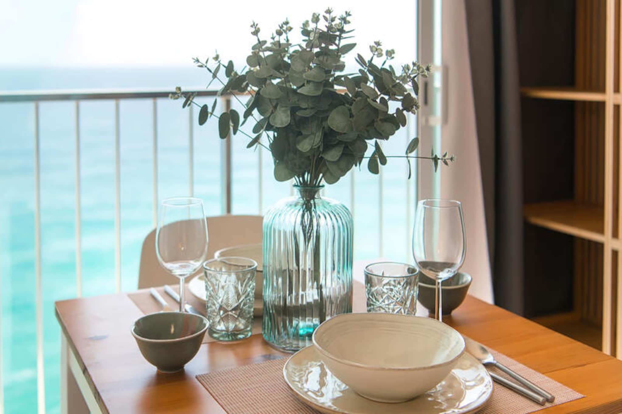 Imagine waking up to the gentle sound of waves and the golden hues of the Mediterranean sunrise. This charming 22 m² studio in Playa de Aro is a haven for couples seeking a romantic escape by the sea. With its beachfront location, every moment here feels like a dream, offering uninterrupted views of the sparkling water and the soothing rhythm of the tides. Whether you're sipping coffee in the morning light or toasting to the sunset, this studio invites you to immerse yourself in the beauty of coastal living. 
 
 Inside, the studio is thoughtfully designed to create a cozy and intimate atmosphere. The central double bed promises restful nights, while the fully equipped kitchen corner allows you to prepare light meals or romantic dinners with ease. Every detail has been considered, from the modern bathroom with a refreshing shower to the carefully curated furnishings that enhance the sense of comfort and relaxation. Despite its compact size, the space feels open and inviting, perfect for unwinding after a day of exploring or lounging by the sea. 
 
 Step outside, and you're greeted by the vibrant charm of Playa de Aro. Stroll along the promenade, discover local restaurants serving fresh Mediterranean cuisine, or simply relax on the sandy shores just steps from your door. The studio's prime location ensures you're never far from the area's lively atmosphere, yet it remains a peaceful retreat where you can reconnect with nature and each other. 
 
 Whether you're celebrating a special occasion or simply seeking a tranquil getaway, this beachfront studio offers the perfect blend of romance, comfort, and unforgettable views. Let the Mediterranean breeze and the sound of the waves set the tone for a truly magical stay.