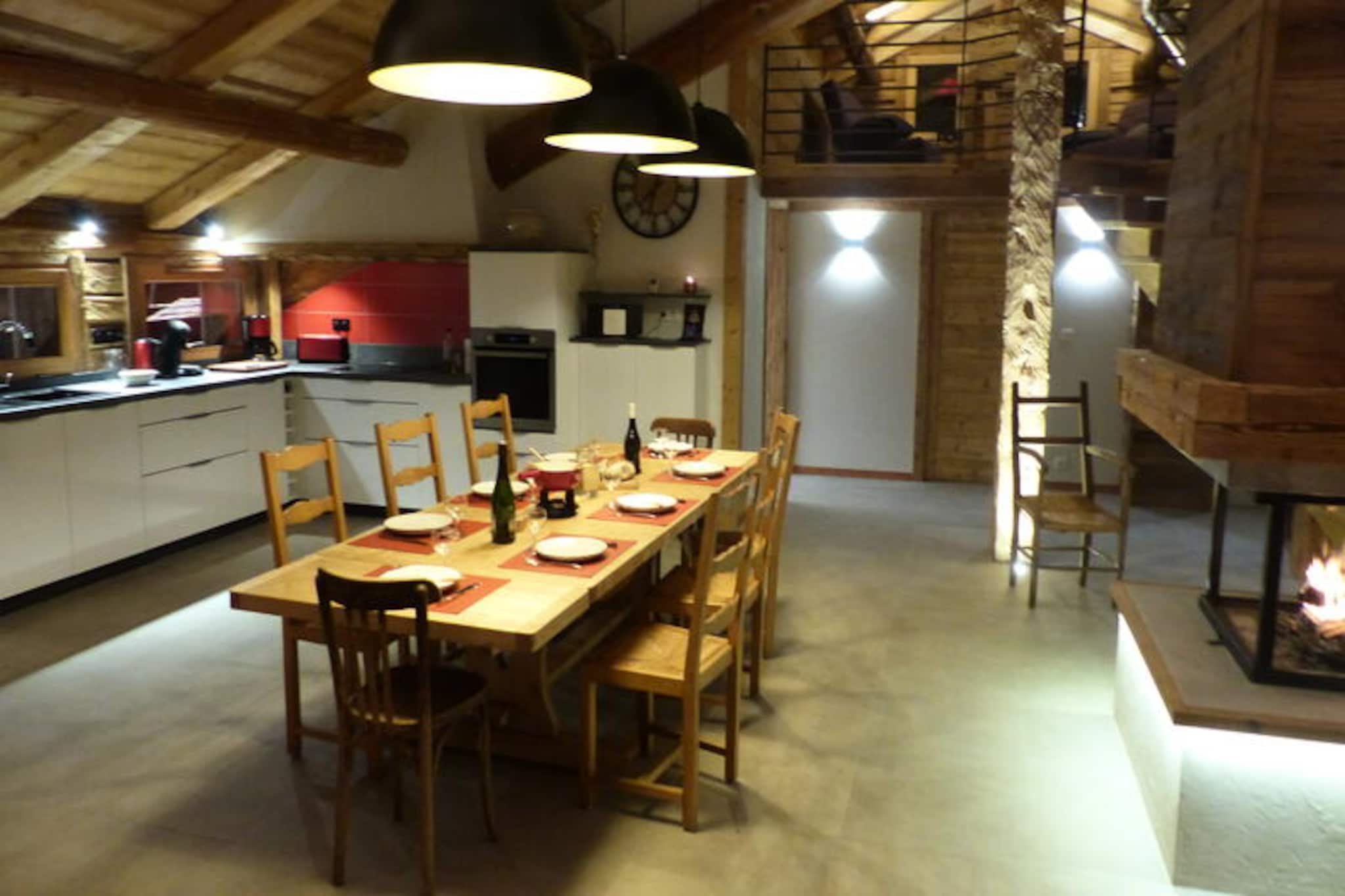 Step into the charm of the French Alps with this beautifully restored 18th-century chalet apartment, offering a perfect blend of rustic elegance and modern comfort. Situated on the ground floor of a traditional Aravis chalet dating back to 1753, this 138m² retreat is designed to accommodate up to 10 guests, making it ideal for families or groups of friends seeking an authentic alpine escape. The warm ambiance of the living room, complete with a crackling fireplace and cozy seating, invites you to unwind after a day of adventure, while the south/east-facing terrace and balcony provide breathtaking views of the surrounding peaks bathed in golden light. 
 
  
 
 This 4-star rated apartment boasts a spacious layout with all the amenities you need for a relaxing stay. From the fully equipped kitchen to the shared Norwegian bath, every detail has been thoughtfully curated to ensure your comfort. Bed linens, towels, and household linens are included, and the convenience of private outdoor parking adds to the ease of your holiday. Pets are welcome for a small fee, so no family member gets left behind. Firewood is available upon request for cozy evenings by the fire, and cleaning services are included, allowing you to focus on making memories. 
 
  
 
 Located just 1.3 km from the charming center of Grand-Bornand Chinaillon and only 600 meters from the downhill ski slopes, this property offers unparalleled access to alpine adventures. A free shuttle stop just 200 meters away ensures effortless exploration of the area, whether you're hitting the slopes or discovering the local culture. With its blend of history, comfort, and proximity to nature, this chalet apartment promises an unforgettable stay in the heart of the Alps.
