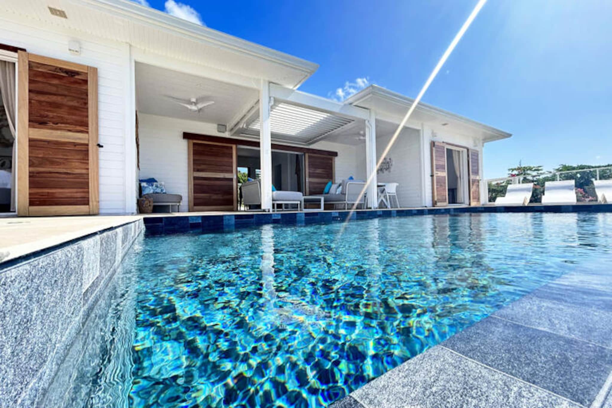 Villa in Grand-Bourg with Pool & Views