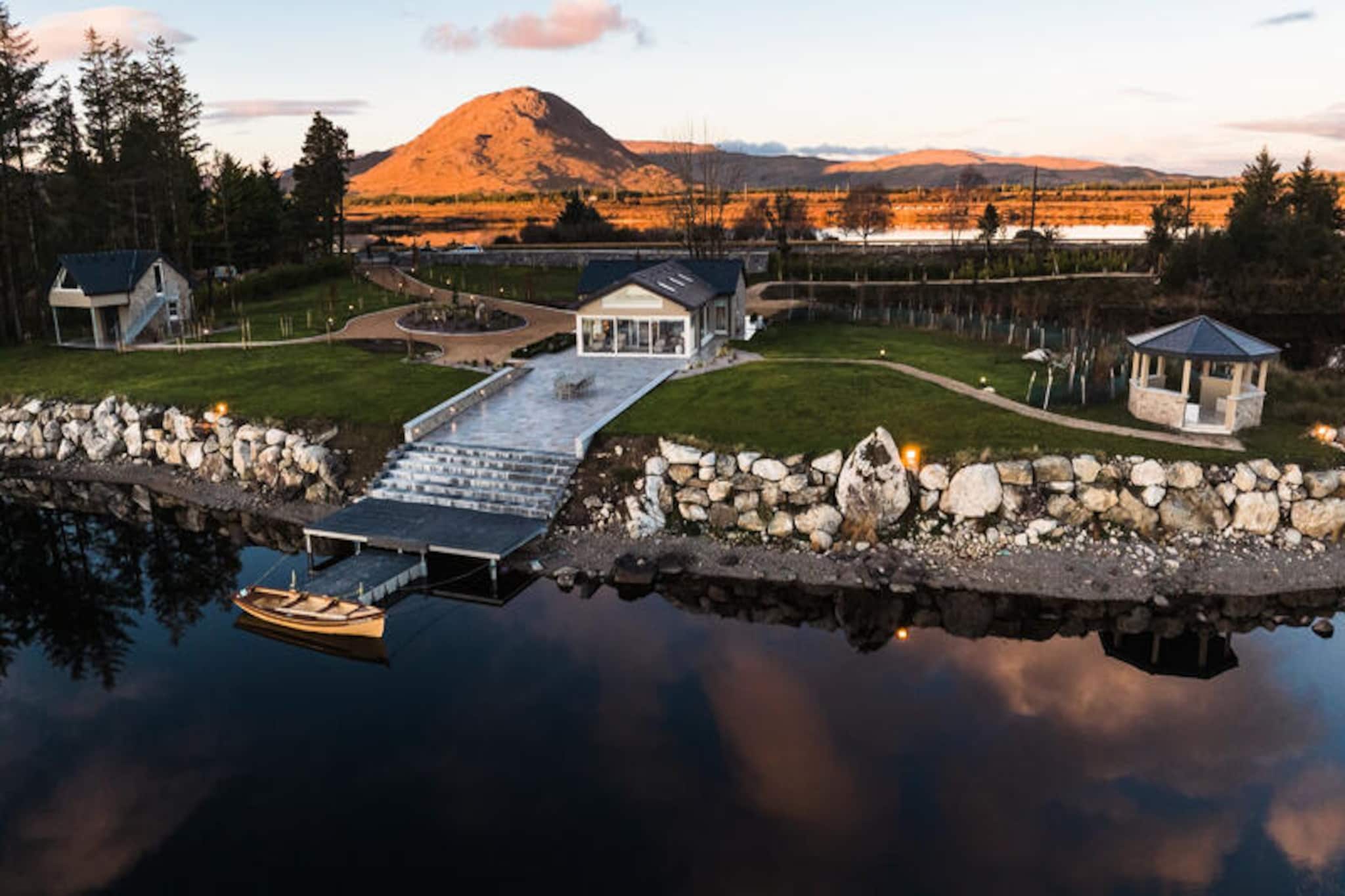 Cottage in Maam Cross by Ardderry Lough