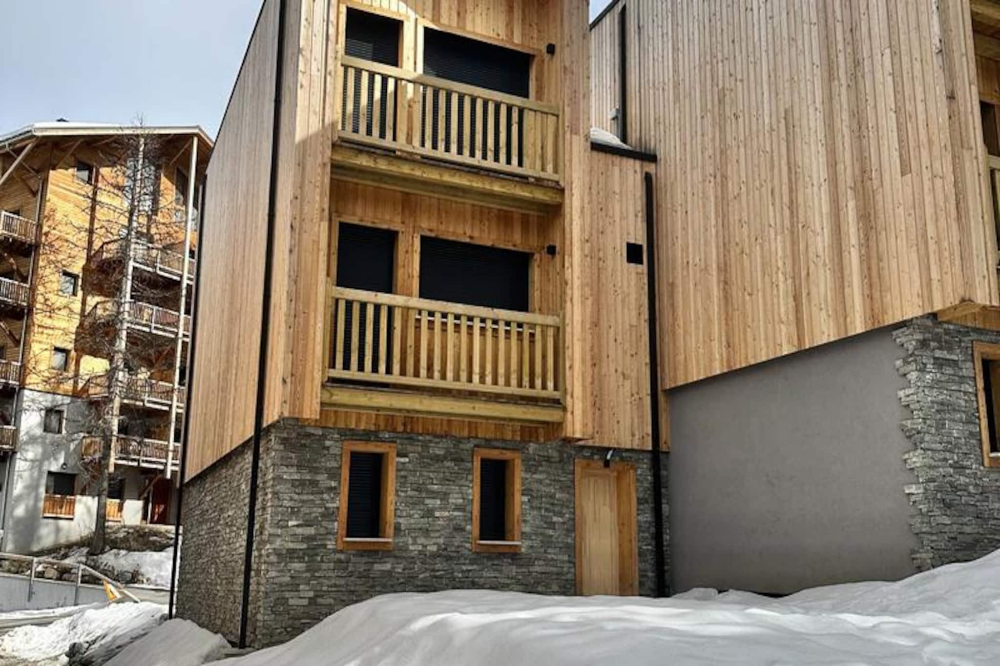 Amidst the vibrant charm of Vars Les Claux, this stunning chalet offers a perfect blend of elegance and convenience, just 500 meters from the slopes and resort amenities. Imagine waking up to the soothing sound of a nearby stream, stepping into your private garden for a breath of fresh mountain air, and heading out for a day filled with alpine adventures. Whether you're here for skiing, hiking, or simply relaxing, this chalet provides the ideal base to immerse yourself in the beauty of the French Alps. \n\nDesigned with both comfort and style in mind, this brand-new 115 m² chalet accommodates up to nine guests, making it perfect for families or groups of friends. The spacious living room, bathed in natural light, invites you to unwind after a day outdoors, while the fully equipped open-plan kitchen caters to your culinary creativity. From a Nespresso coffee machine to a raclette grill, every detail has been thoughtfully included to ensure a seamless and enjoyable stay. With three floors of well-appointed spaces, including a master suite, multiple bedrooms, and modern bathrooms, this chalet combines functionality with a touch of luxury. \n\nVars Les Claux is a hub of activity year-round, with ski slopes, shops, and restaurants just a short walk away. In winter, enjoy world-class skiing and snowboarding, while summer brings opportunities for hiking, mountain biking, and exploring the pristine alpine landscapes. The resort's lively atmosphere, combined with the tranquility of your chalet's setting, creates a unique balance of excitement and relaxation. \n\nChoose this exceptional chalet for your next mountain escape and experience the perfect harmony of modern comfort and alpine charm. With linens provided, beds made upon arrival, and optional ski equipment reservations, your holiday in Vars is guaranteed to be effortless and unforgettable.