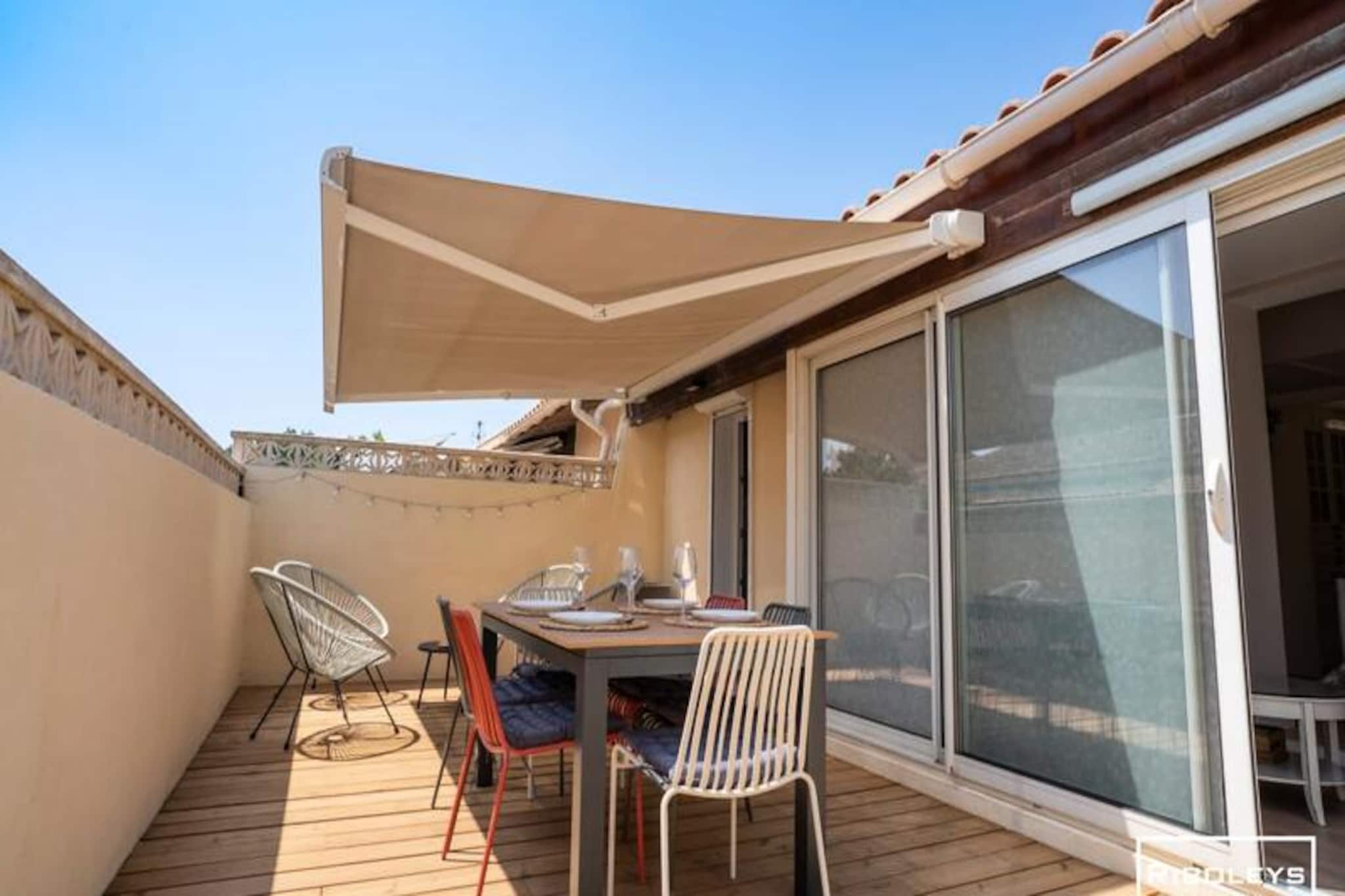 Villa Rénovée Climatisée à 600m De La Plage-Untagged