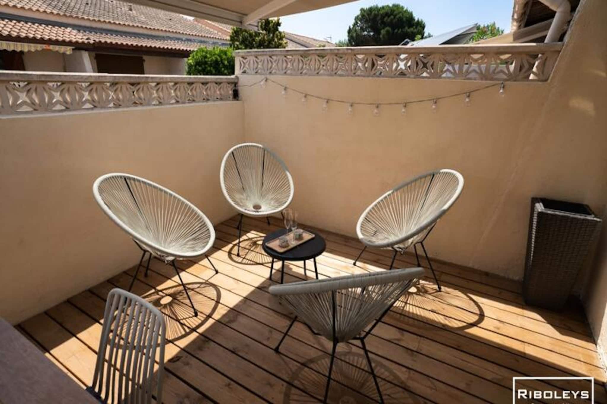 Villa Rénovée Climatisée à 600m De La Plage-Untagged