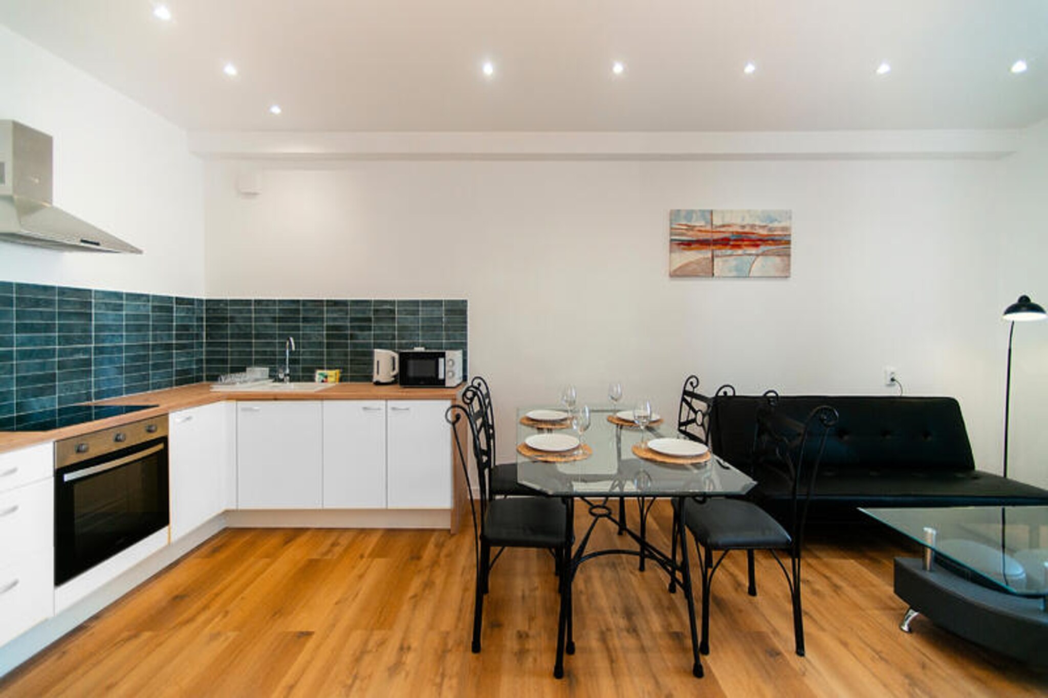 In the heart of the vibrant coastal town of Empuriabrava, this charming 40 m² apartment offers the perfect retreat for up to four guests. Imagine waking up to the gentle Mediterranean breeze, stepping out onto your private terrace with a cup of coffee, and planning a day filled with sun, sea, and relaxation. This inviting space is designed to make you feel at home while enjoying the beauty of Spain's Costa Brava.
The apartment features a cozy bedroom with a plush double bed, ensuring restful nights after a day of exploration. The spacious living room, bathed in natural light, includes a comfortable sofa bed, a flat-screen TV, and a dining area where you can share meals and create lasting memories. A fully equipped kitchen provides everything you need to prepare delicious dishes with fresh local ingredients, while the modern bathroom with a shower adds a touch of convenience to your stay.
Just a short stroll away, the golden sands and crystal-clear waters of the beach await, offering endless opportunities for sunbathing, swimming, or simply unwinding by the shore. The surrounding area is brimming with delightful restaurants and cafes, where you can savor authentic Catalan cuisine and soak in the lively atmosphere of this unique seaside destination.
Whether you're seeking a romantic getaway or a fun-filled family holiday, this apartment in Empuriabrava combines comfort, convenience, and coastal charm to create an unforgettable experience. Let the allure of the Costa Brava captivate you as you enjoy the perfect blend of relaxation and adventure.