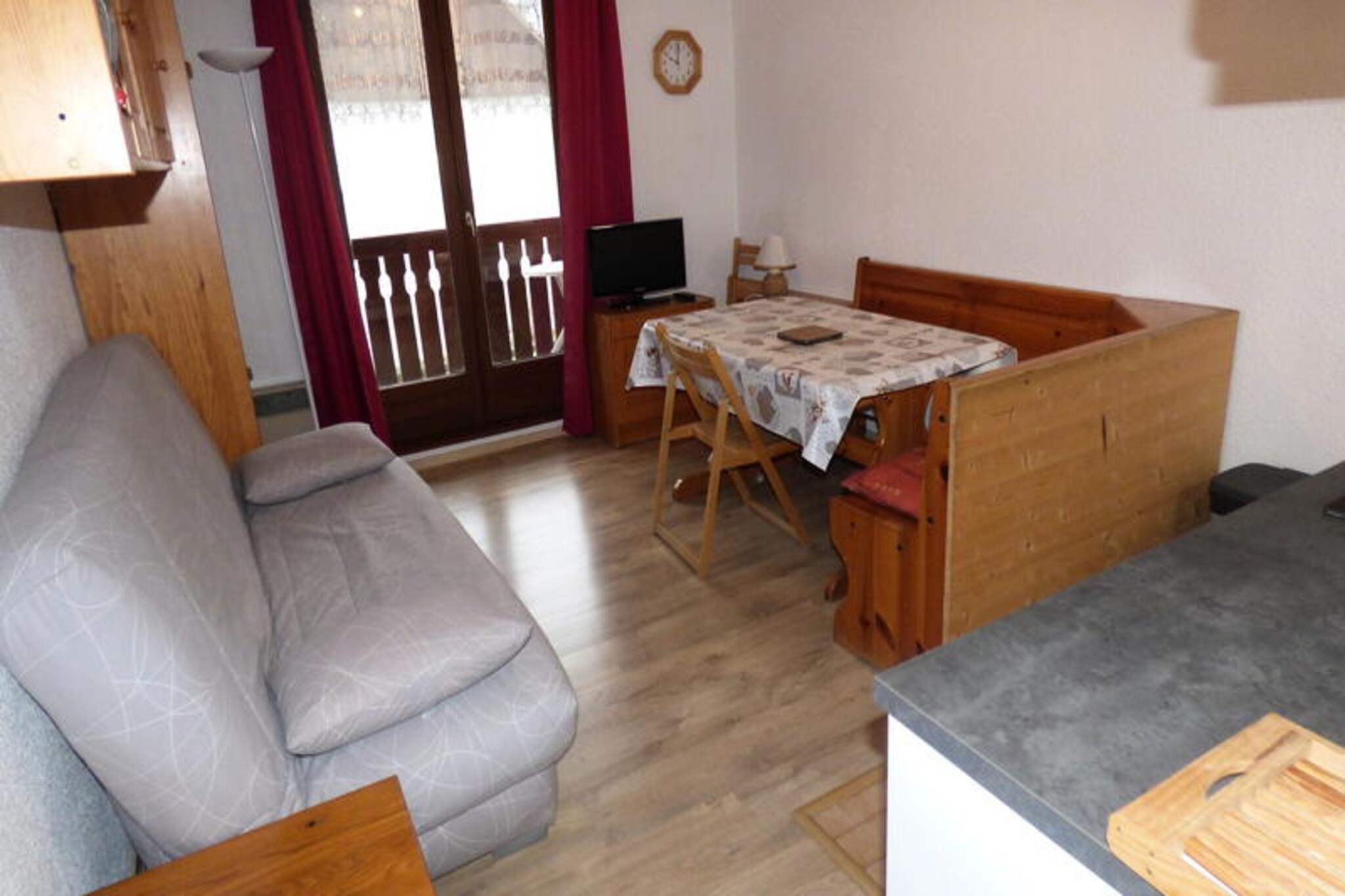 Studio cabin for 3 people, 2-star, south-facing
