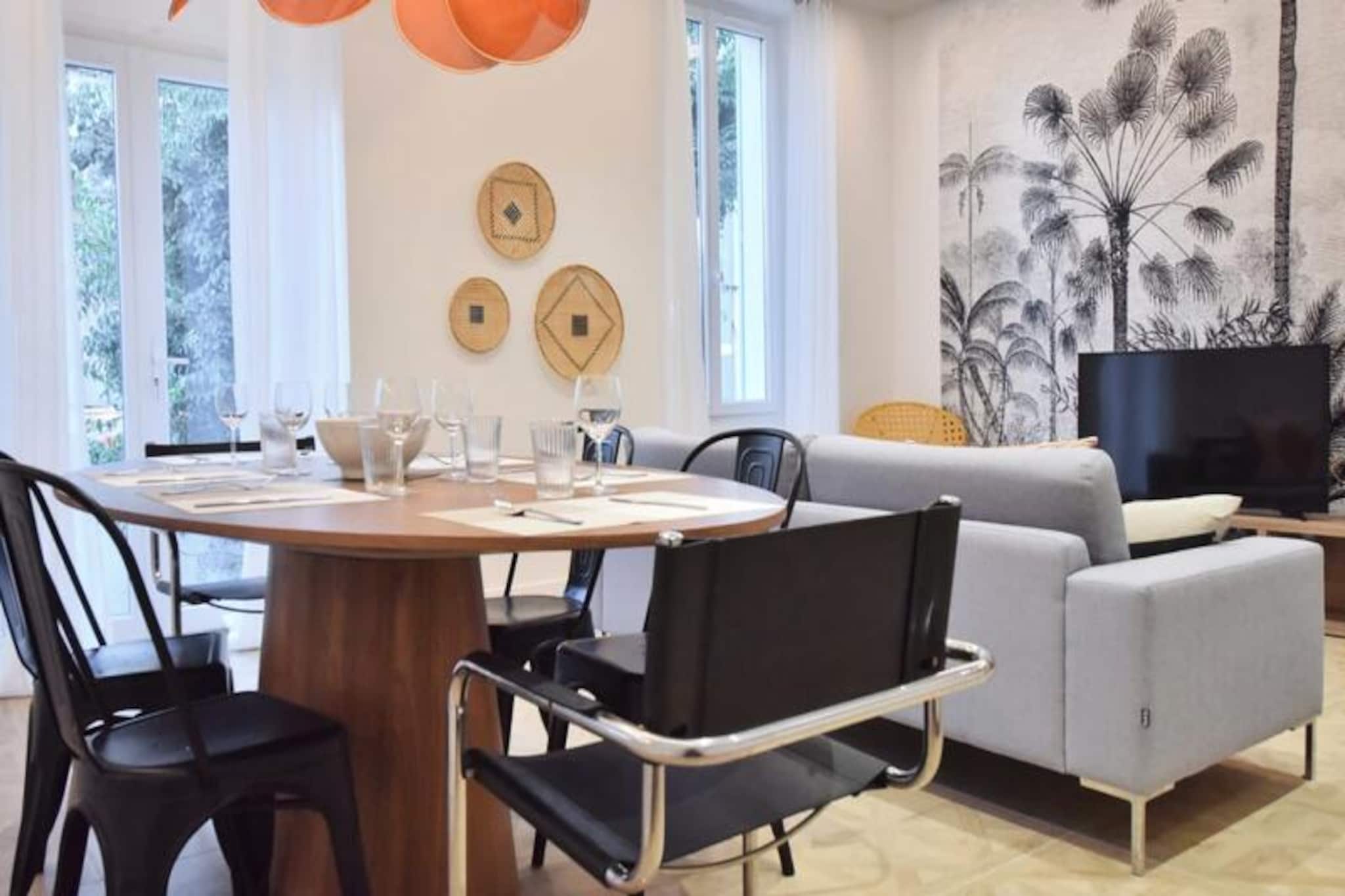 Résidence 4p Moderne En Centre-ville, 5min Palais & Plages !