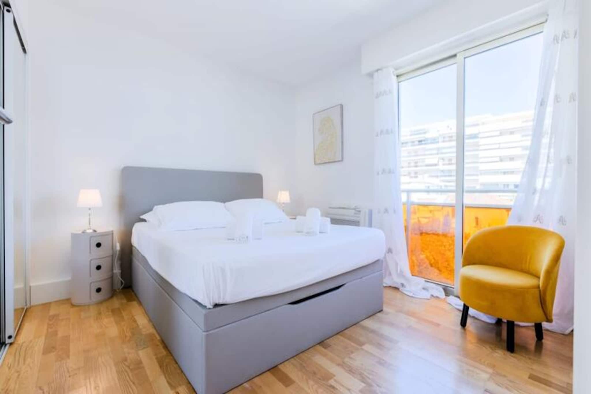 Résidence 2p De Style Avec Terrasse, Plages Et Commerces à Pied